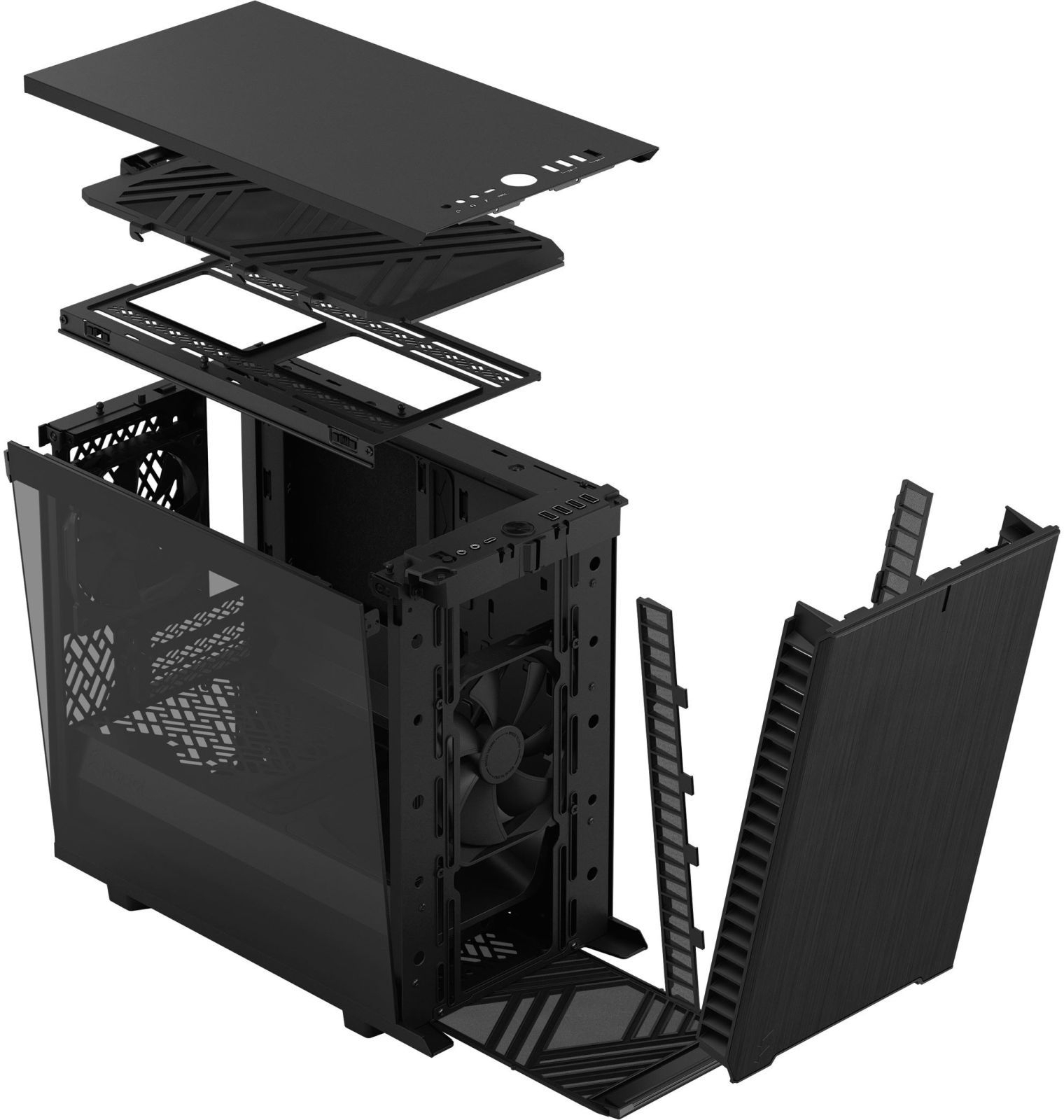 Корпус FRACTAL DESIGN Define 7 Nano - Black TG Light (FD-C-DEF7N-02) фото