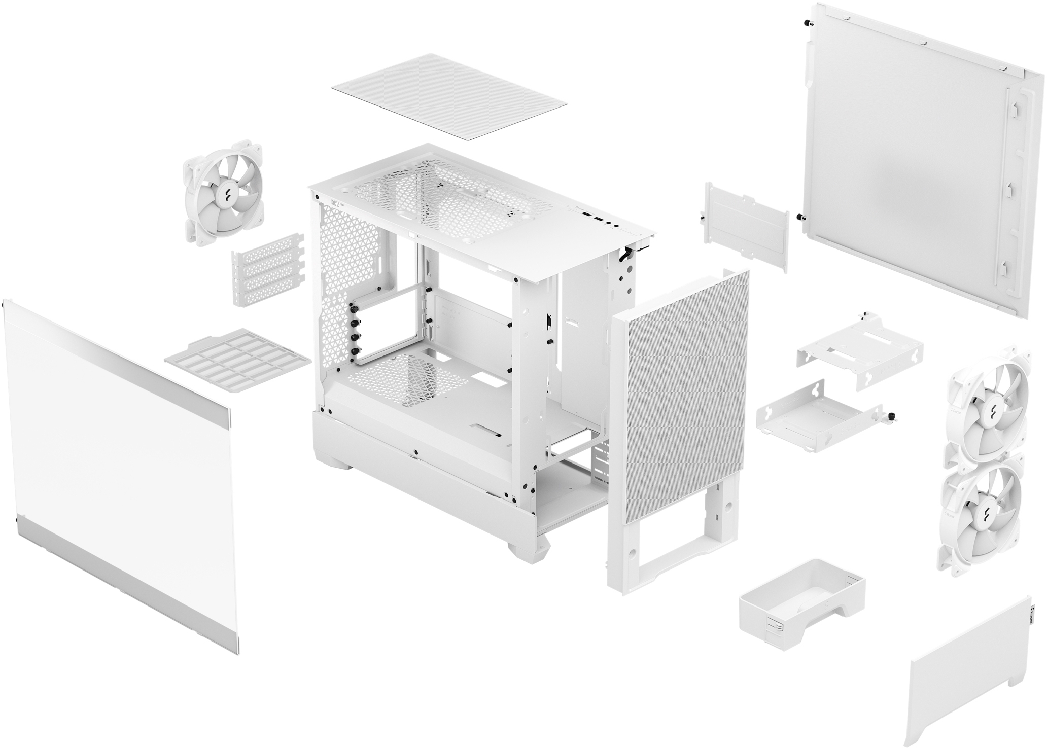 Корпус FRACTAL DESIGN Pop Mini Air RGB White TG (FD-C-POR1M-01) фото