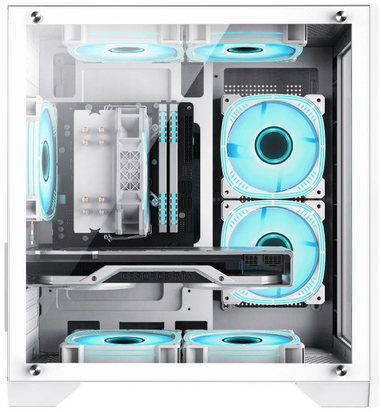 Корпус GAMEMAX Infinity Mini White (Infinity Mini White) фото4
