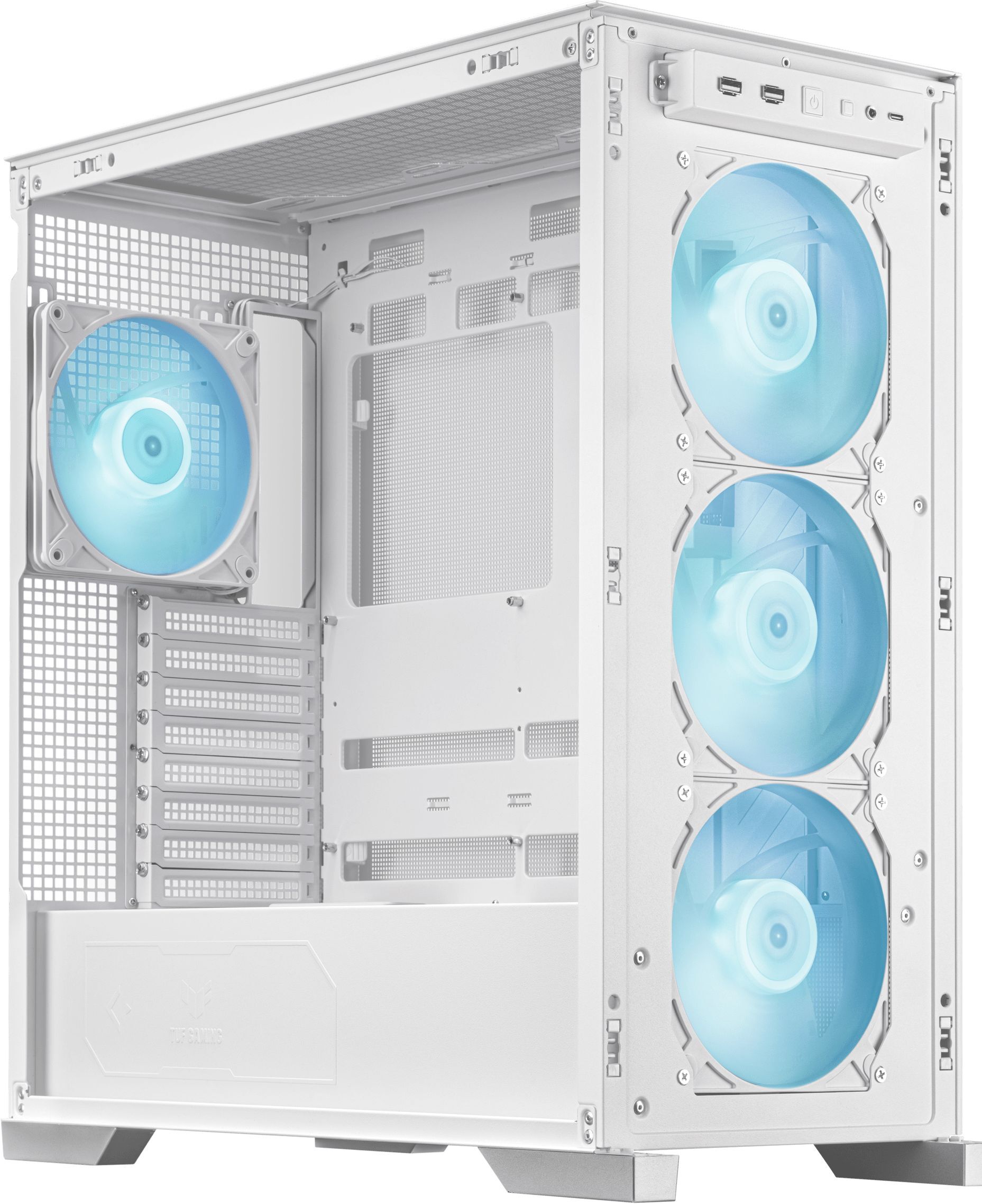 Корпус Asus TUF Gaming GT302 ARGB White (90DC00I3-B19000)фото3