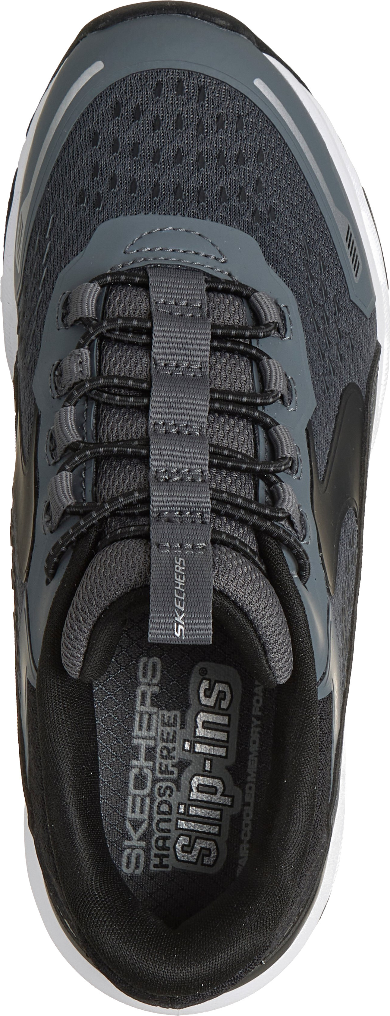 Кроссовки для мальчиков Skechers Glide-Step Plus 404203L CCBK 33,5 (2 US) серые фото 