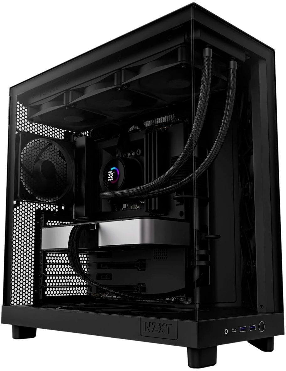 Корпус NZXT H6 Flow All Black (CC-H61FB-01) фото