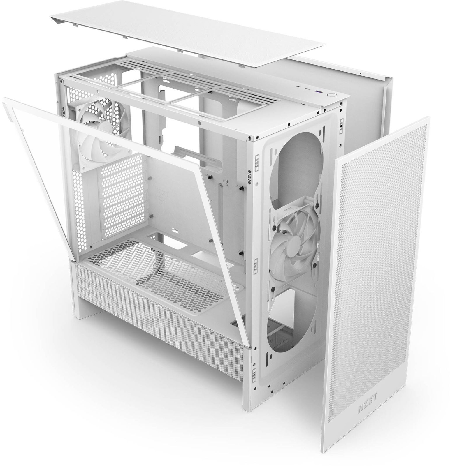Корпус NZXT H5 Flow Compact All White (CC-H52FW-01) фото9