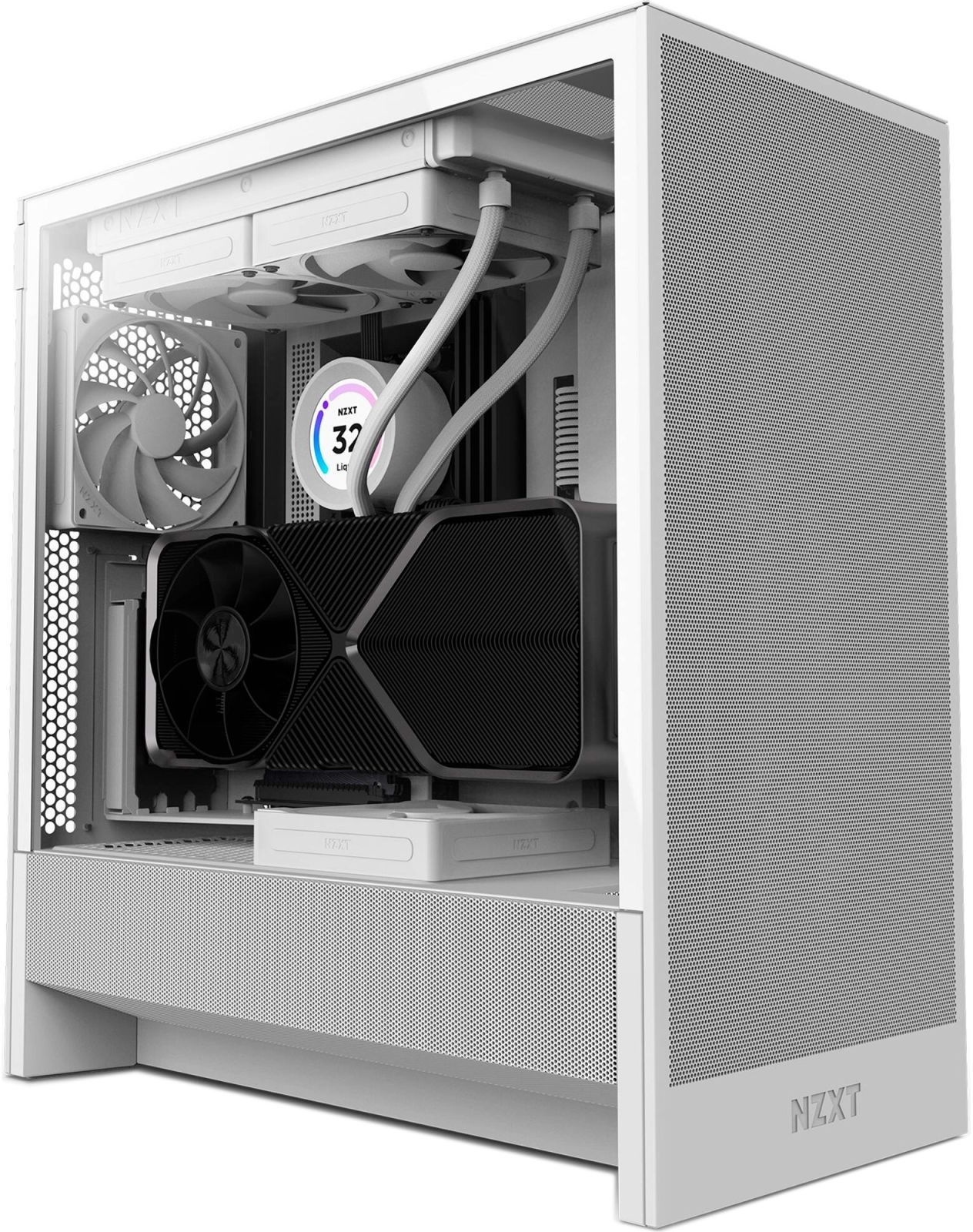 Корпус NZXT H5 Flow Compact All White (CC-H52FW-01) фото10