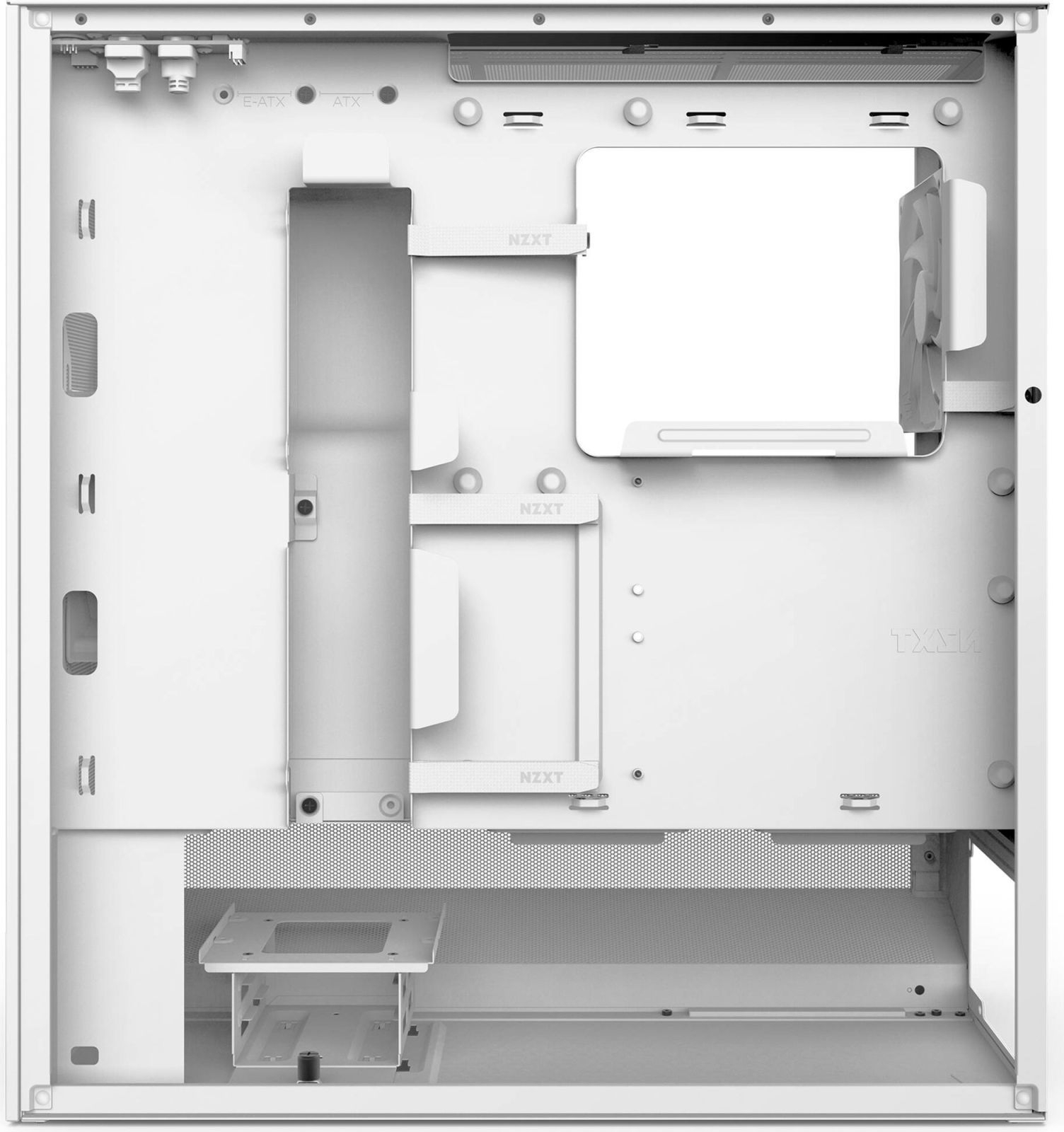 Корпус NZXT H5 Flow Compact All White (CC-H52FW-01) фото7