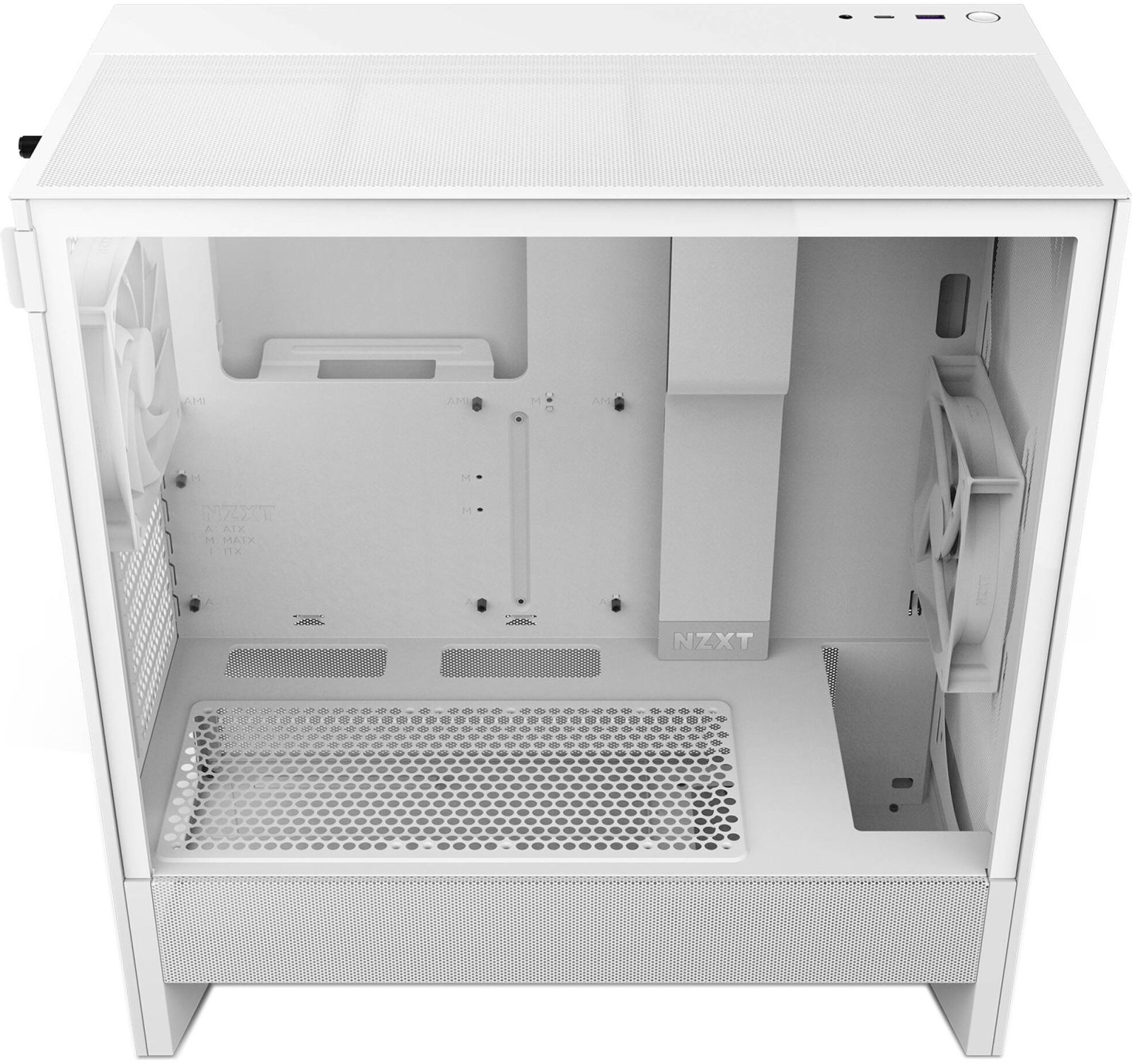 Корпус NZXT H5 Flow Compact All White (CC-H52FW-01) фото5