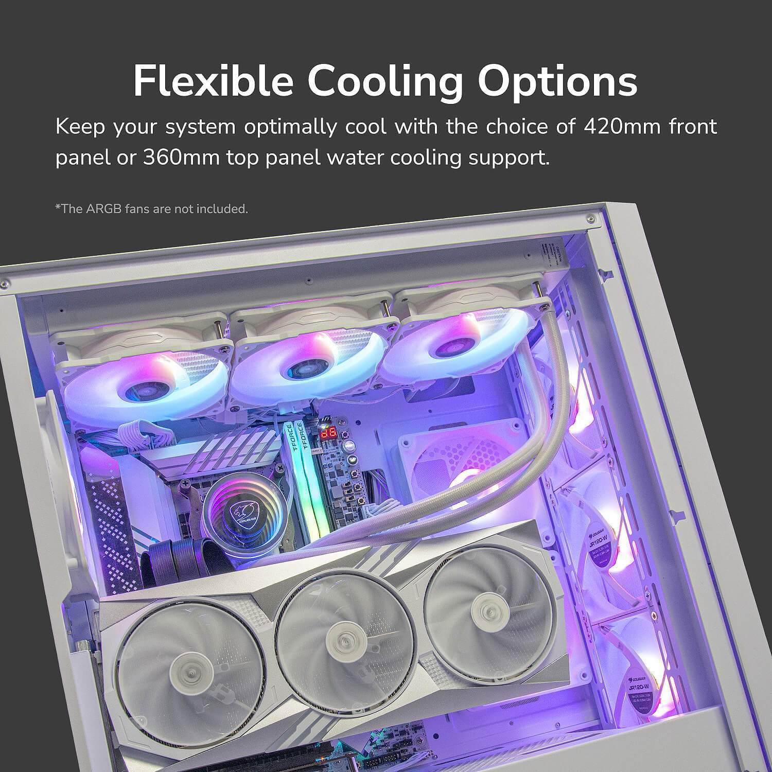 Корпус Cougar UNIFACE White (UNIFACE White)фото