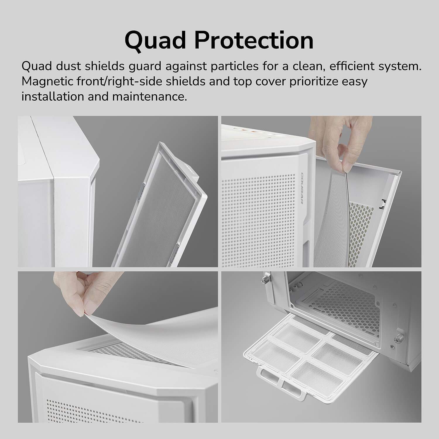 Корпус Cougar UNIFACE White (UNIFACE White)фото