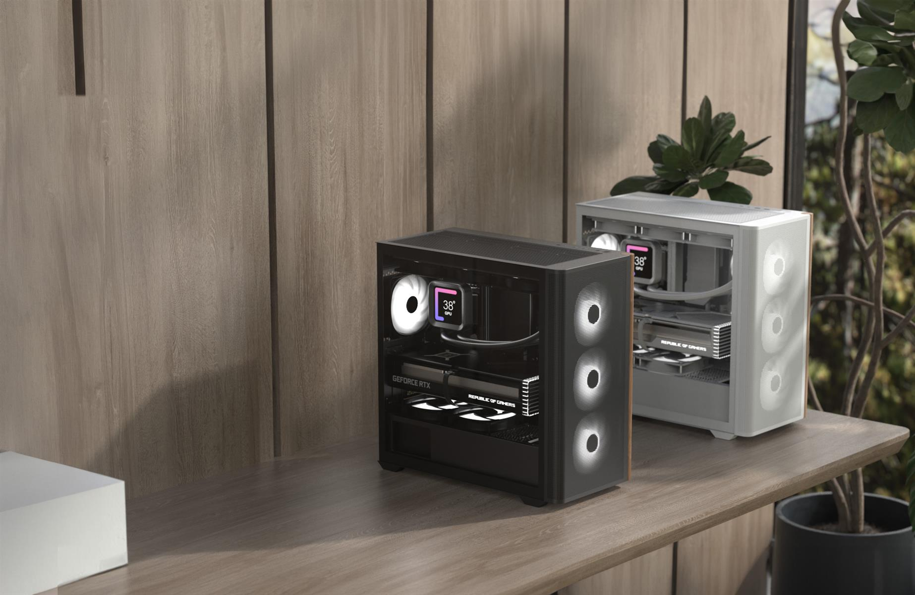 Корпус AeroCool D301A-G-BK-v2 Black (ACCS-DS03043.11) фото