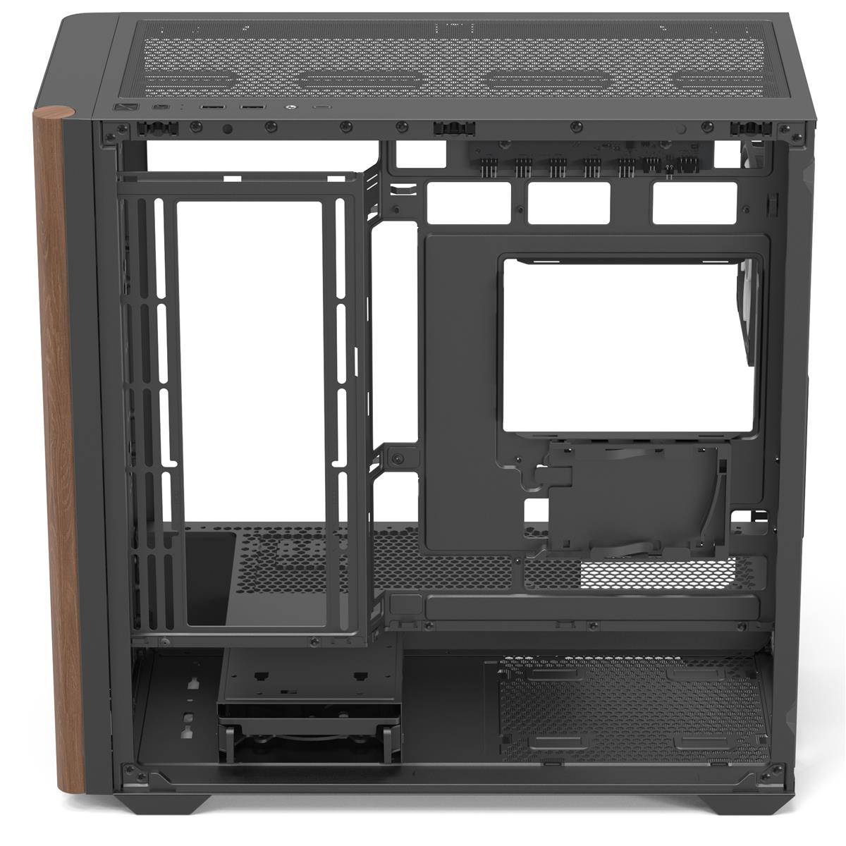 Корпус AeroCool D301A-G-BK-v2 Black (ACCS-DS03043.11) фото