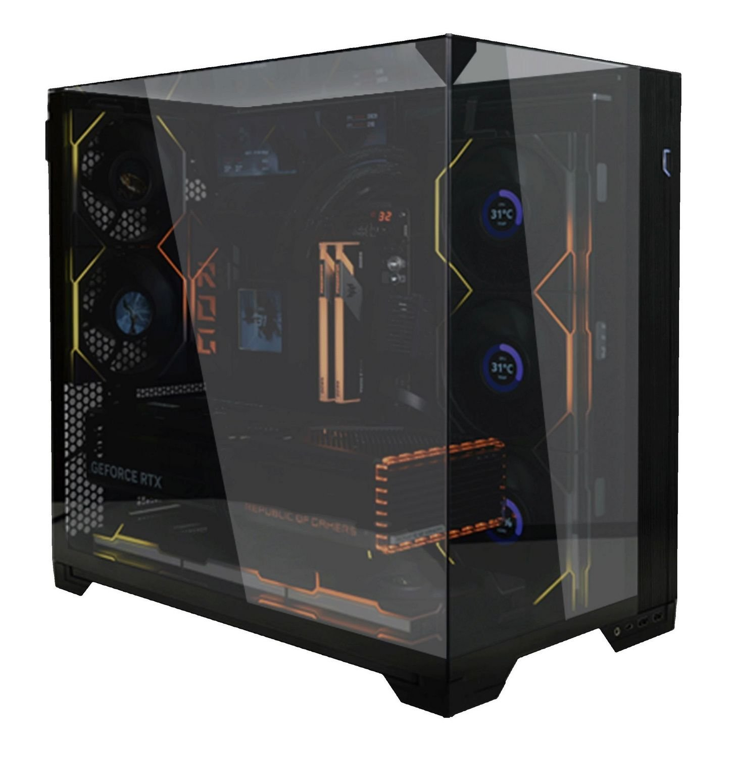 Корпус Lian Li O11 VISION Compact Black (G99.O11VPX.00) фото7
