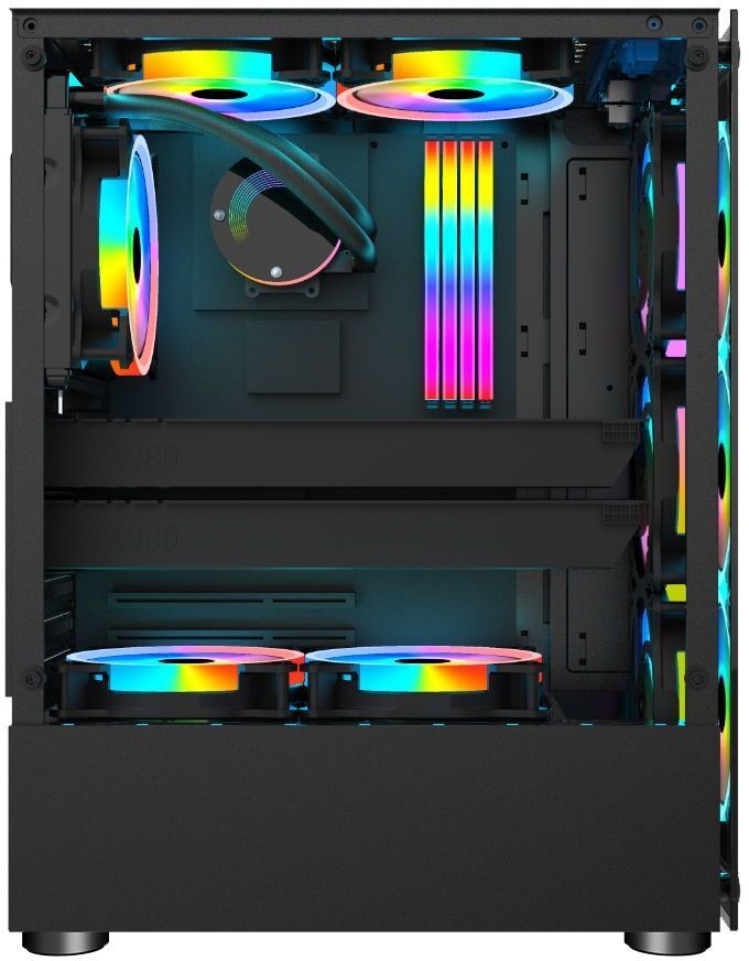 Корпус 1stPlayer V2-A-BK-4F1 (V2-A-BK-4F1) фото2