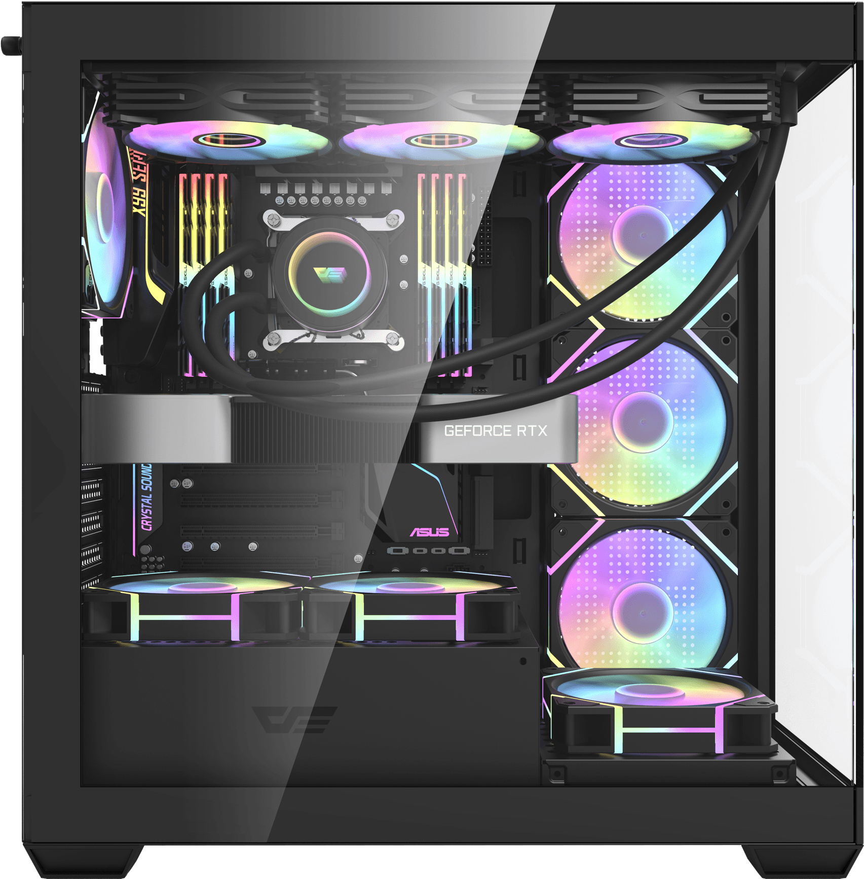 Корпус DARKFLASH DS900 BLACK (DS900 BLACK)фото