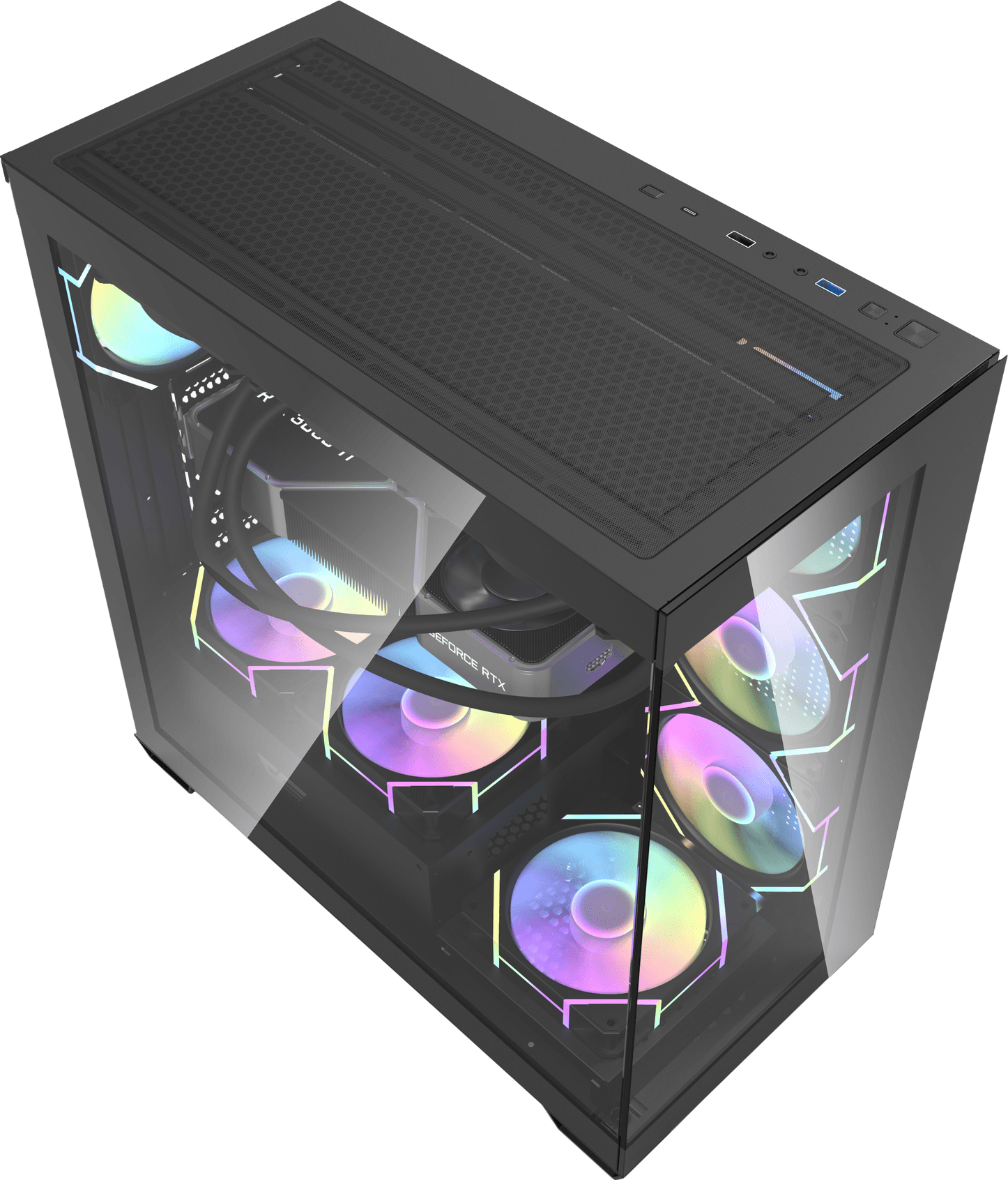 Корпус DARKFLASH DS900 BLACK (DS900 BLACK)фото