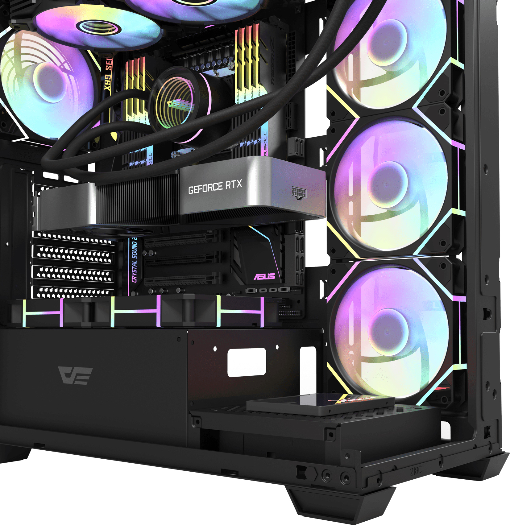 Корпус DARKFLASH DS900 BLACK (DS900 BLACK)фото