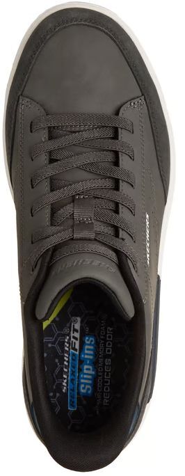 Кеди чоловічі Skechers Verloma 211370 CHAR 43 (10 US) сіріфото