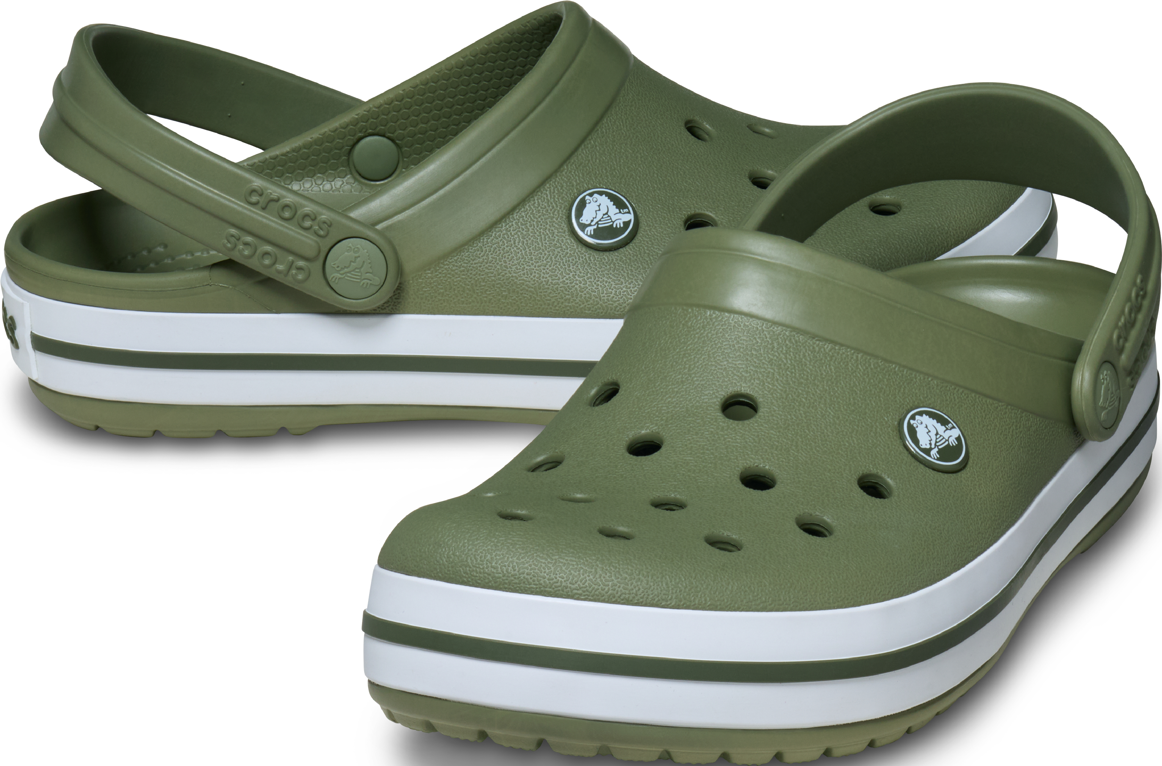 Кроксы Crocs Crocband Clog 11016-3BX 42-43 (M9W11 US) зеленые фото 