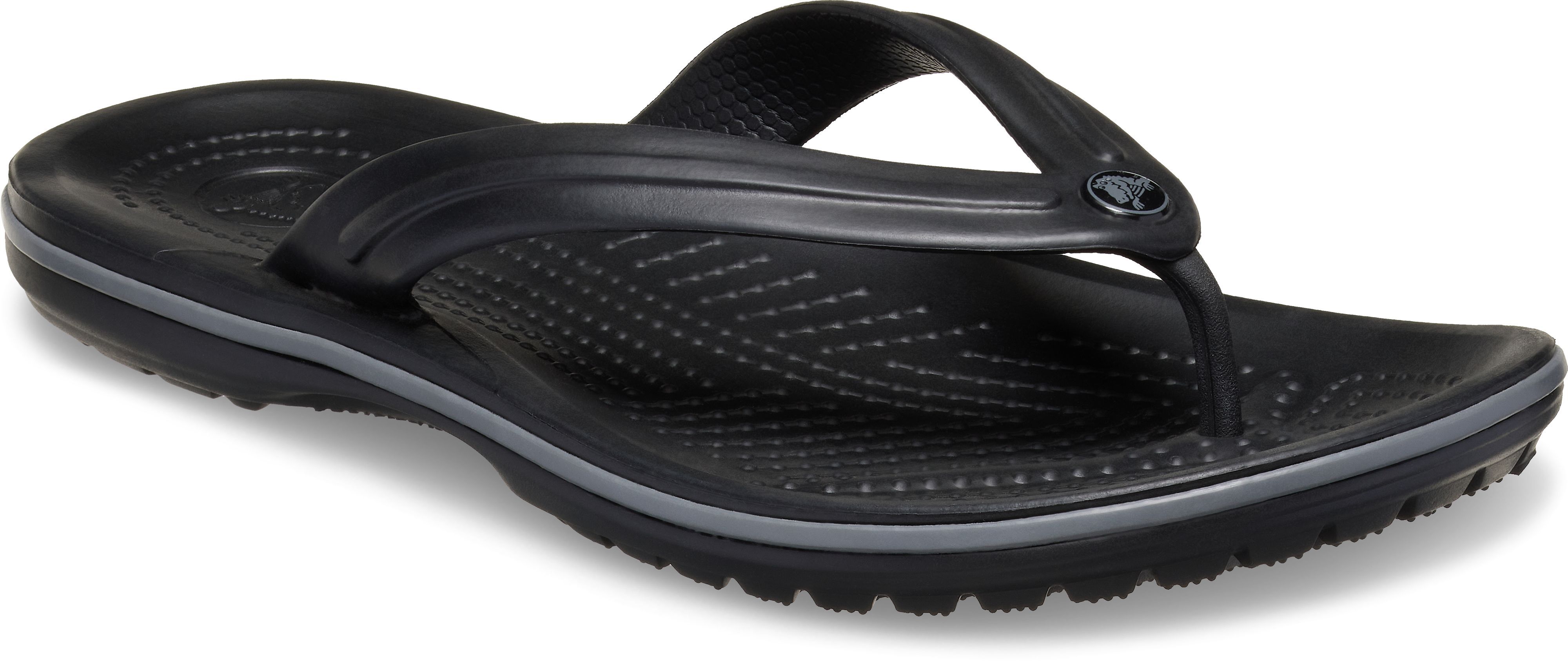 Вьетнамки Crocs Crocband Flip 11033-0DD 42-43 черные фото 2