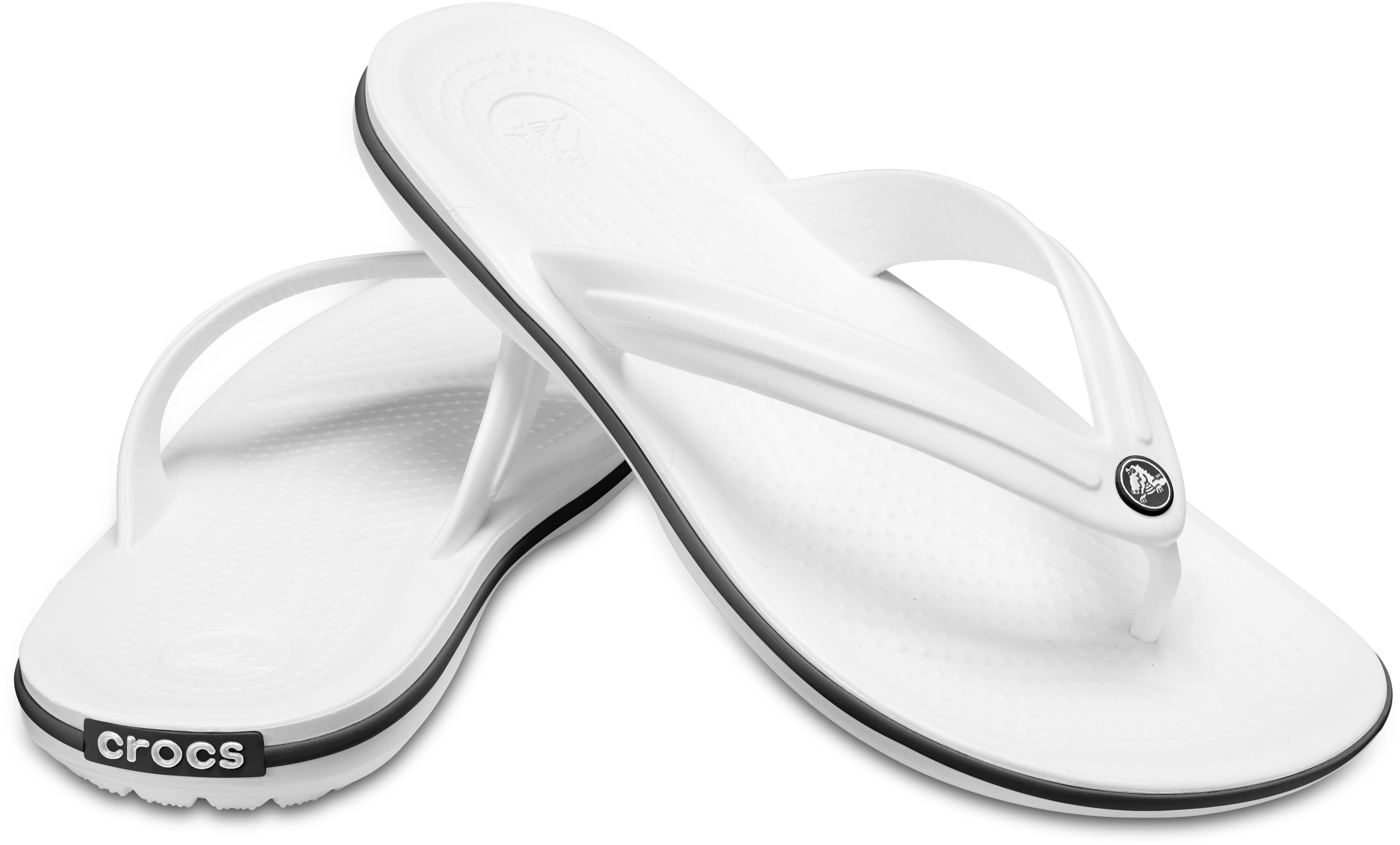 Вєтнамки Crocs Crocband Flip 883503476684 37-38 біліфото
