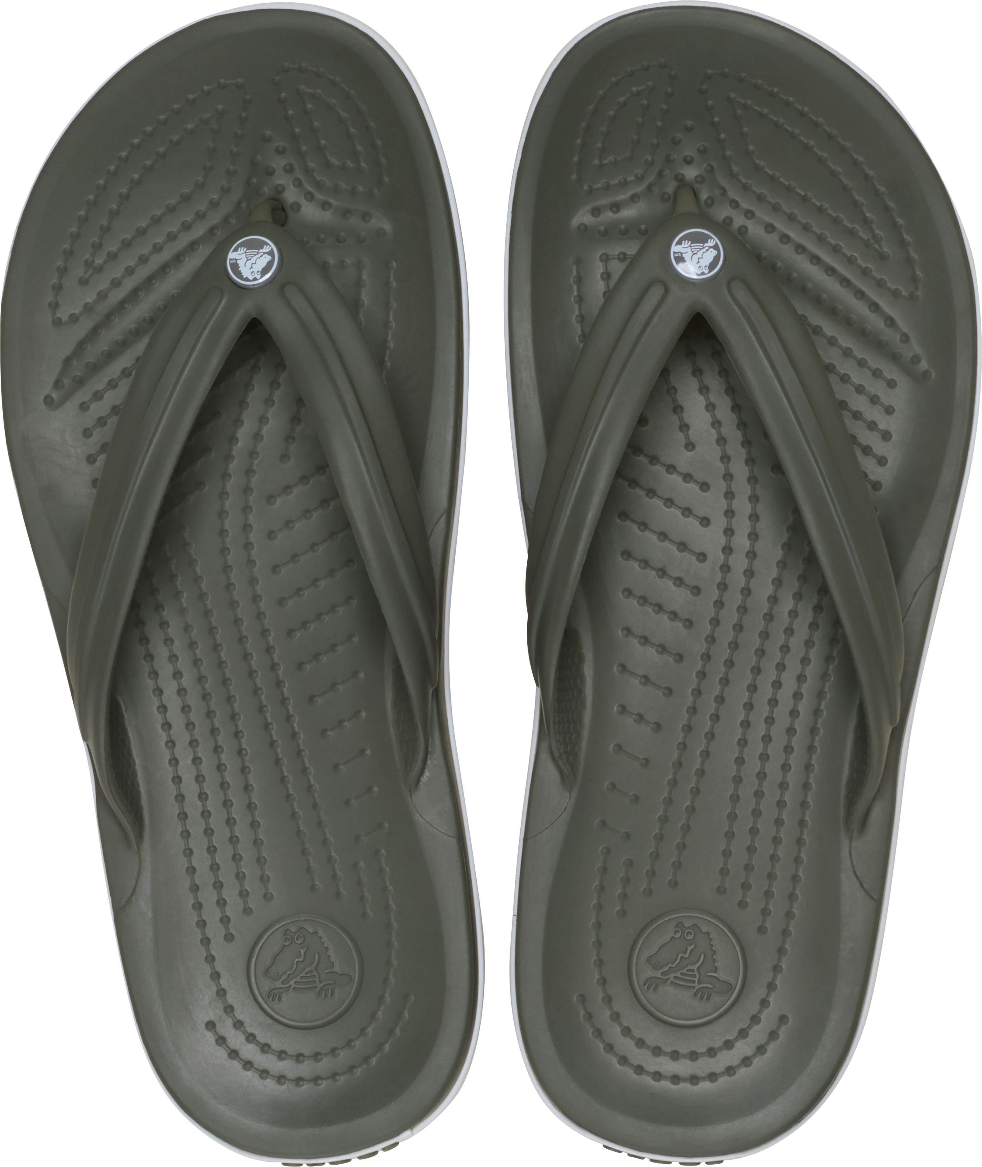 Вьетнамки Crocs Crocband Flip 11033-3J5 43-44 зеленые фото 