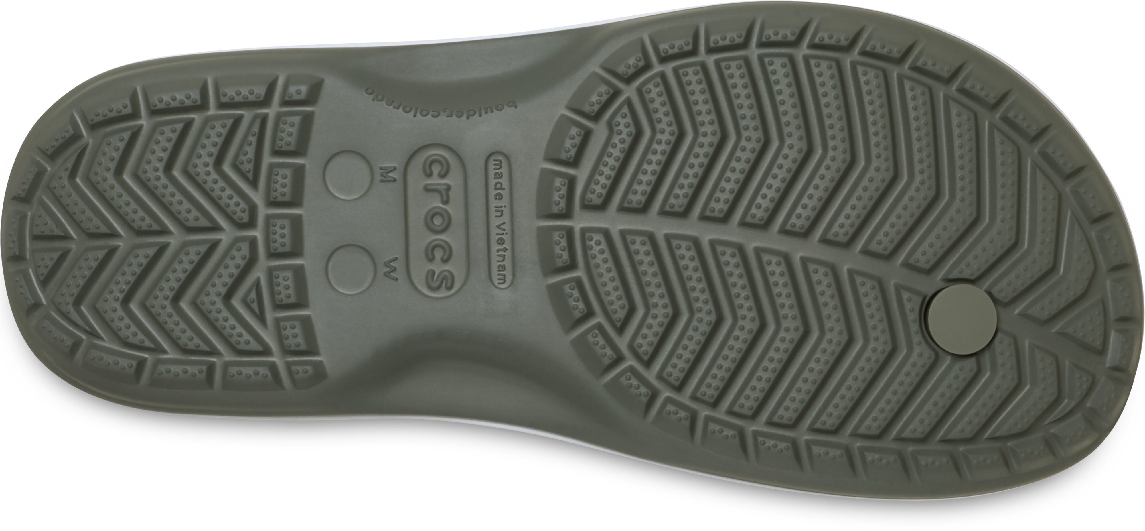 Вьетнамки Crocs Crocband Flip 11033-3J5 42-43 зеленые фото 