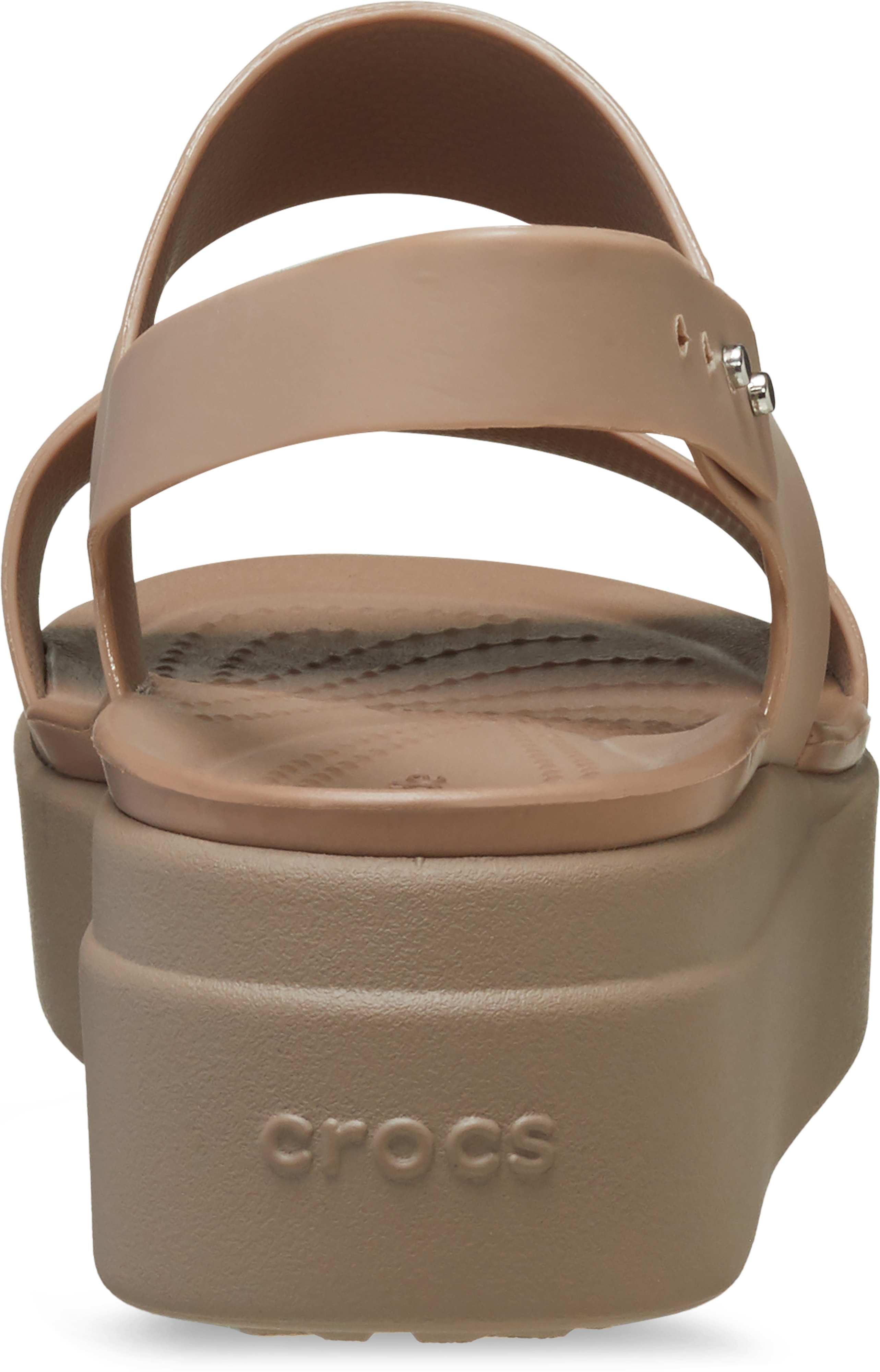 Сандали женские Crocs Brooklyn Low Wedge W 206453-2EL 41-42 (10 US) коричневые фото 