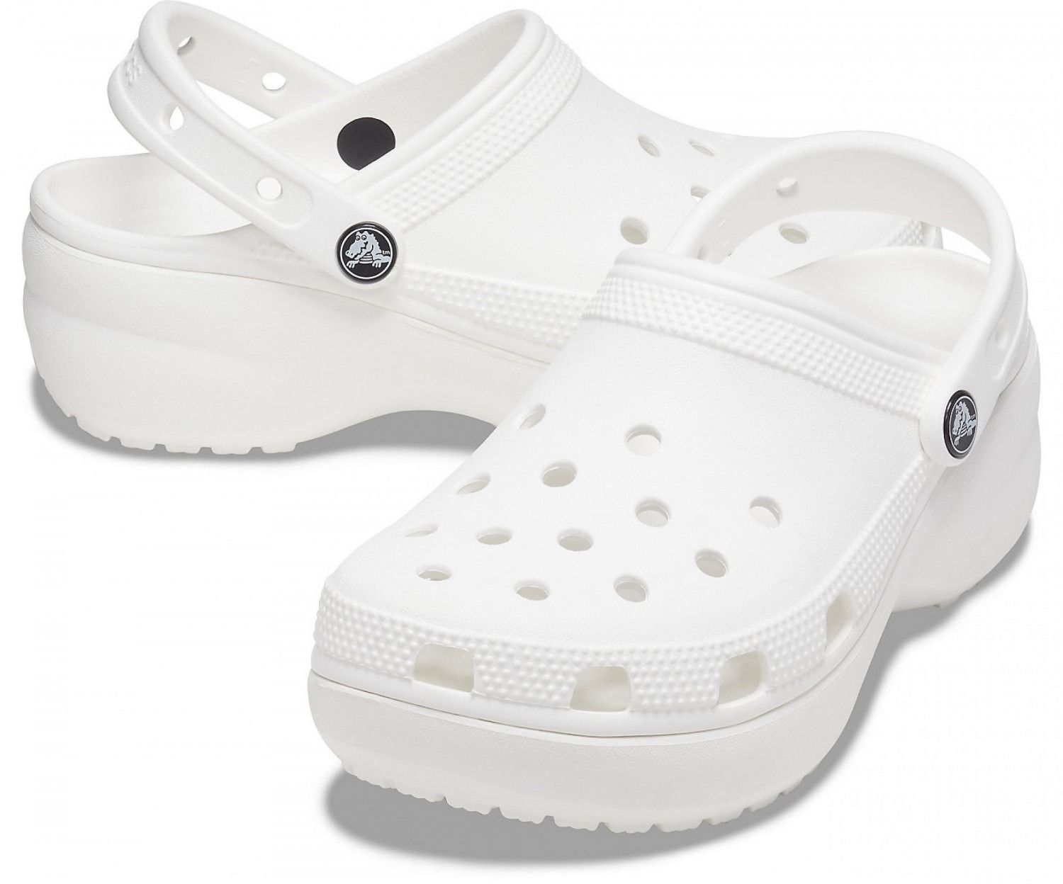 Крокси Crocs Classic Platform Clog W 206750-100 42 (W10 US) біліфото