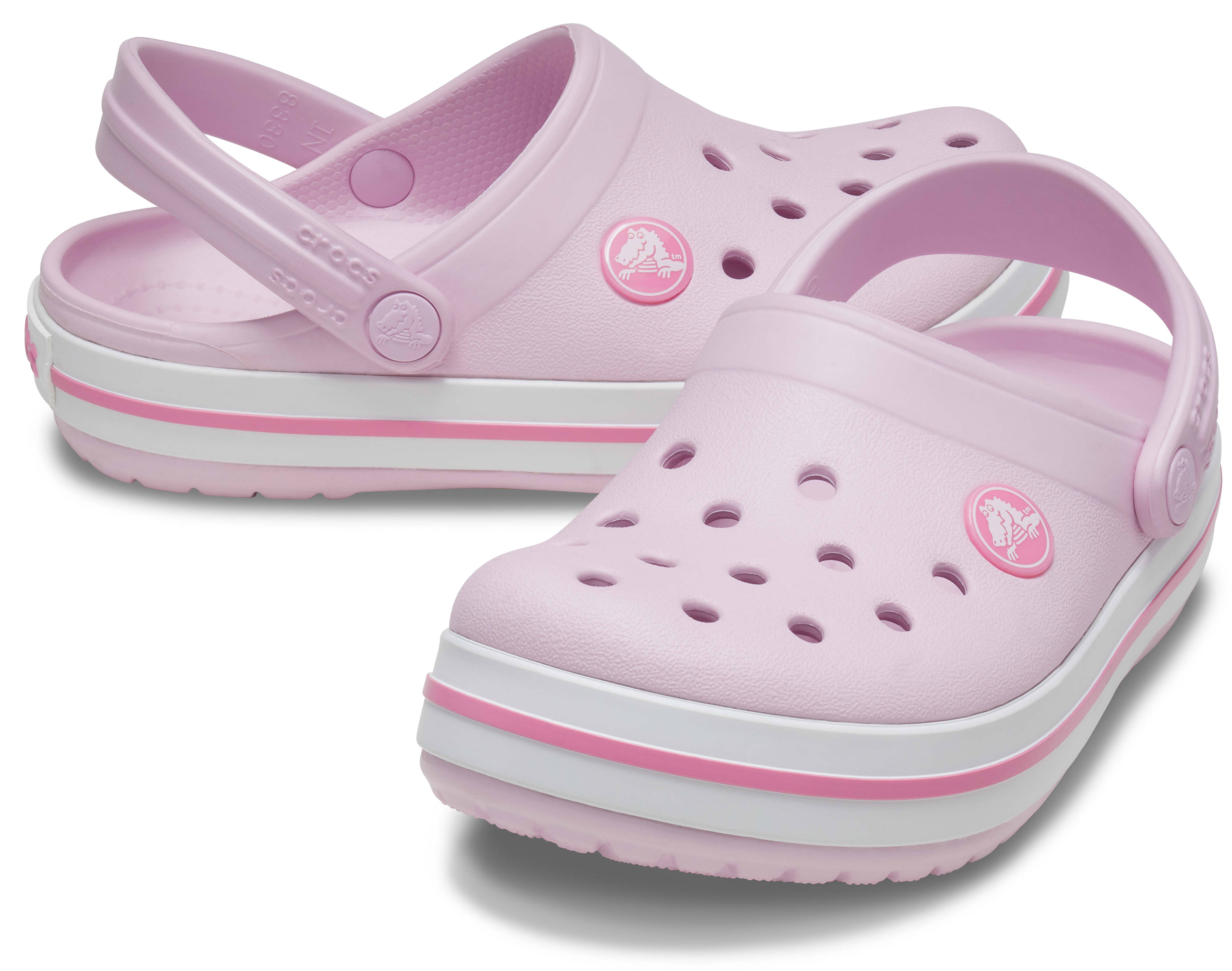 Крокси Crocs Crocband Clog 207005-6GD 22-23 (C6 US) рожевіфото