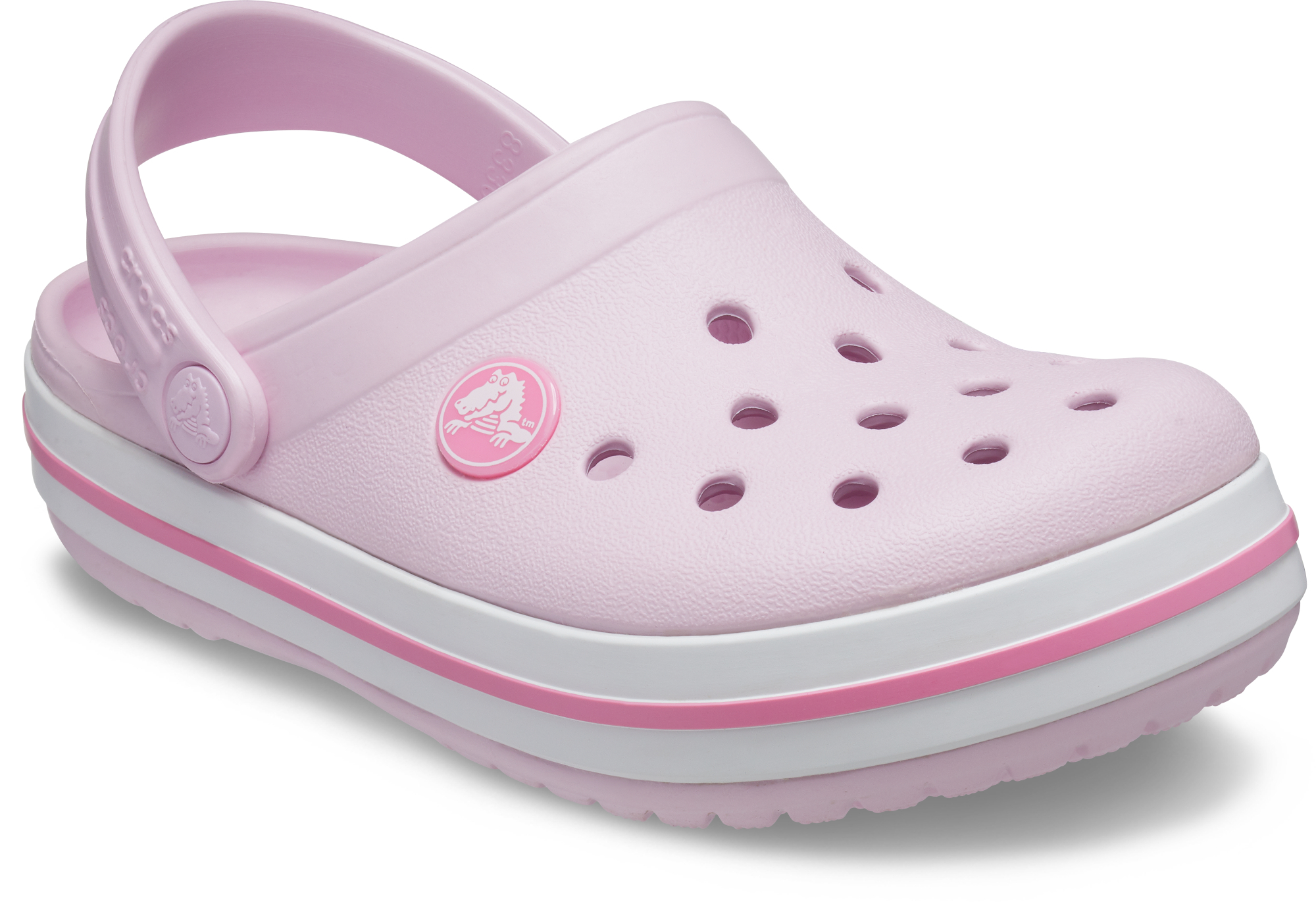 Крокси Crocs Crocband Clog 207006-6GD 36-37 (J4 US) рожевіфото
