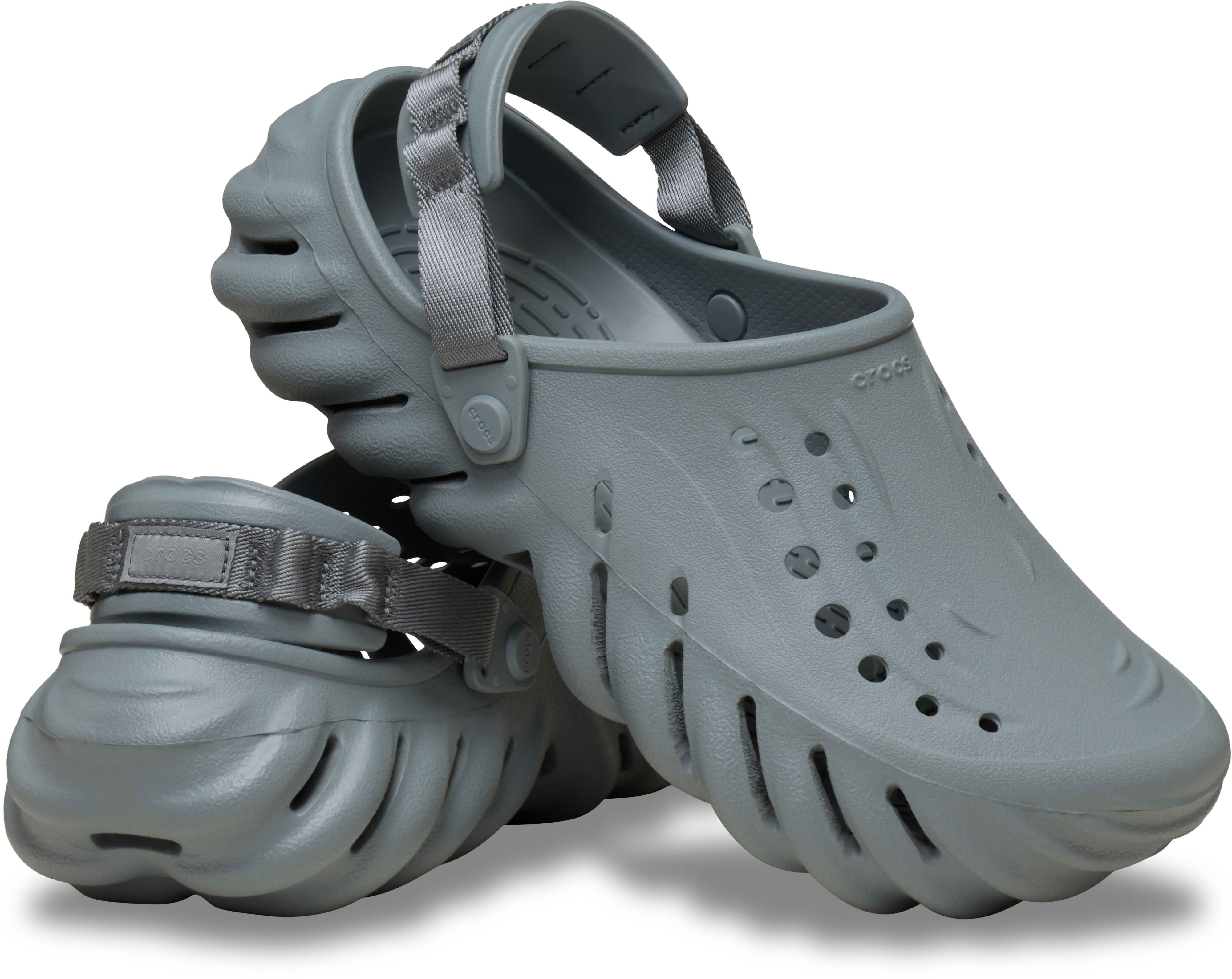 Кроксы Crocs Echo Clog 207937-0Z3 41-42 (M8W10 US) темно-серые фото 