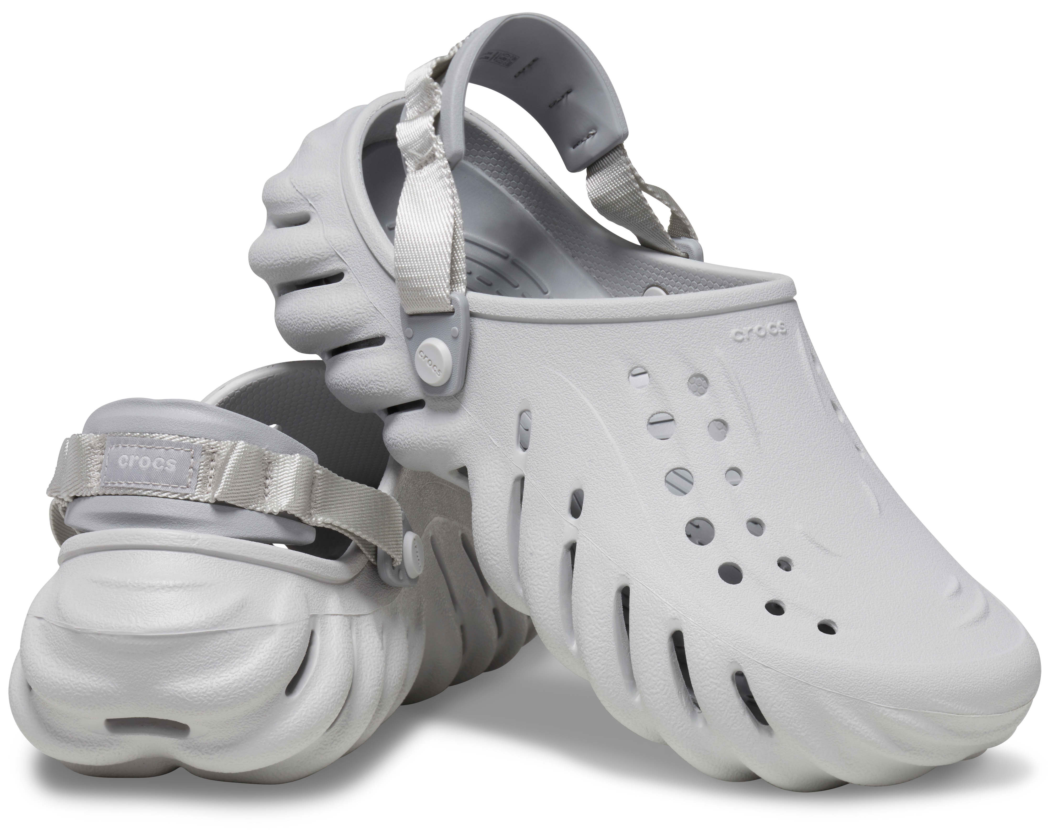 Кроксы Crocs Echo Clog 207937-1FT 38-39 (M6W8 US) серые фото 