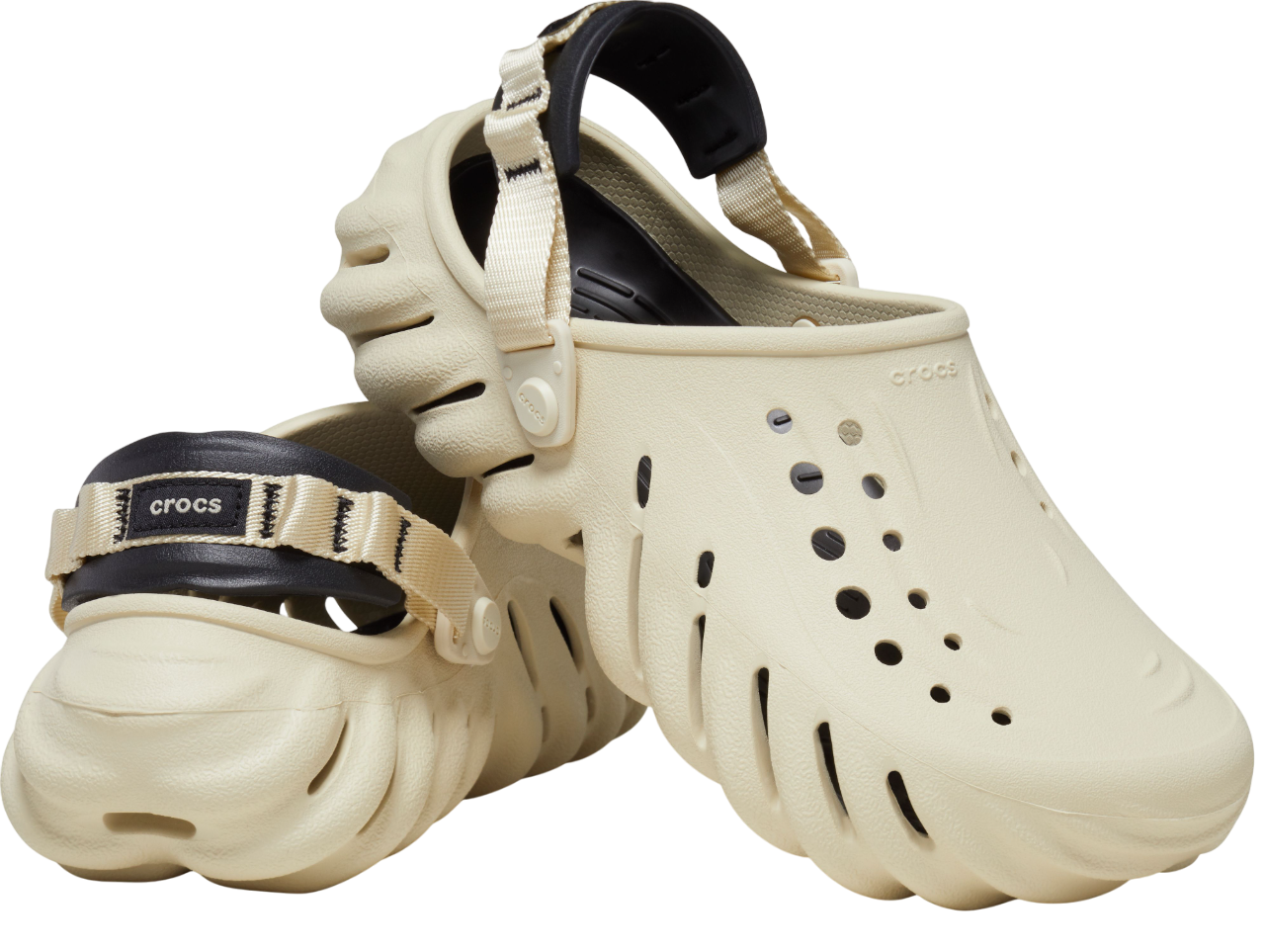 Кроксы Crocs Echo Clog 207937-2YJ 41-42 (M8W10 US) бежевые фото 