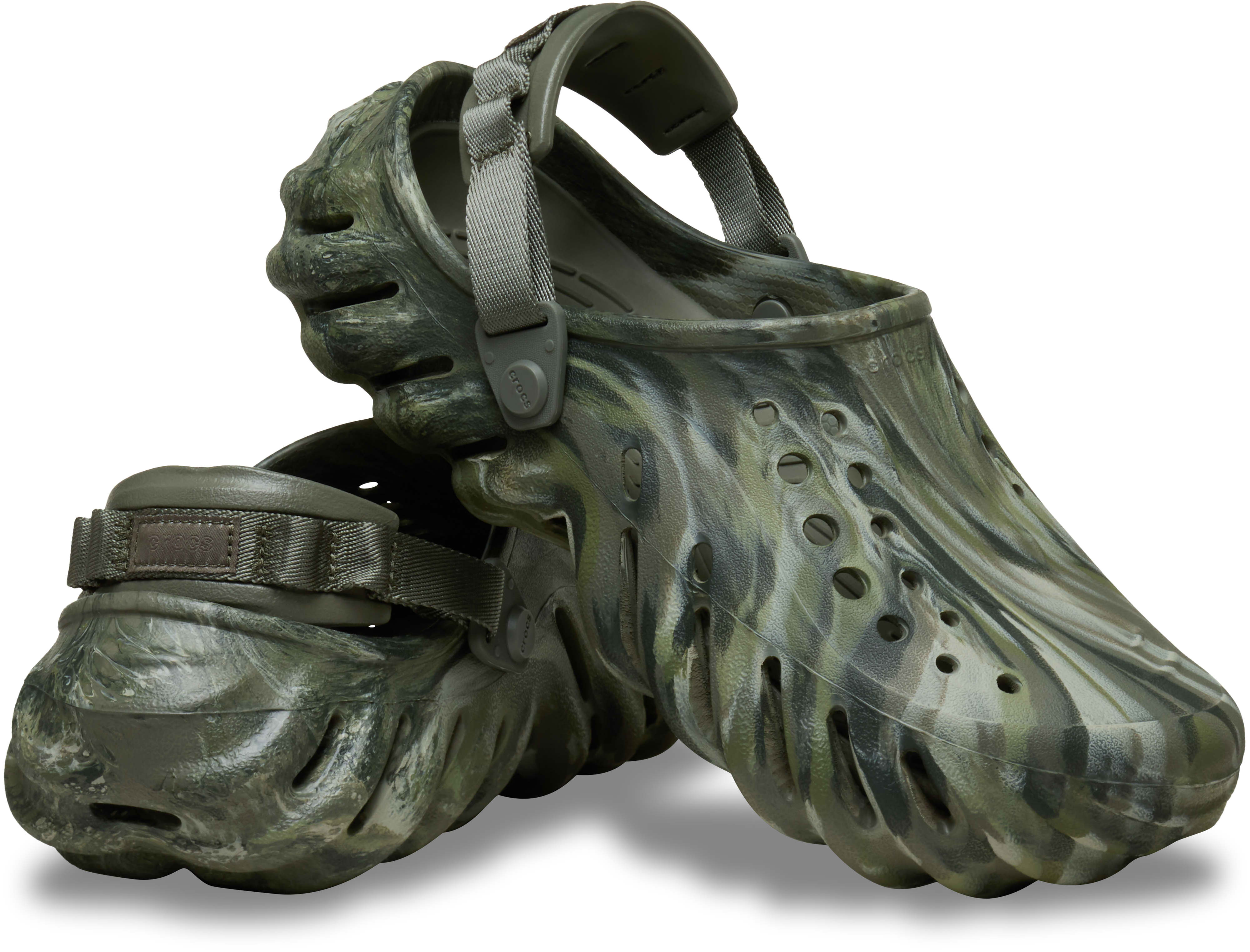 Крокси Crocs Echo Clog 208454-3N4 47-48 (M12 US) зеленіфото