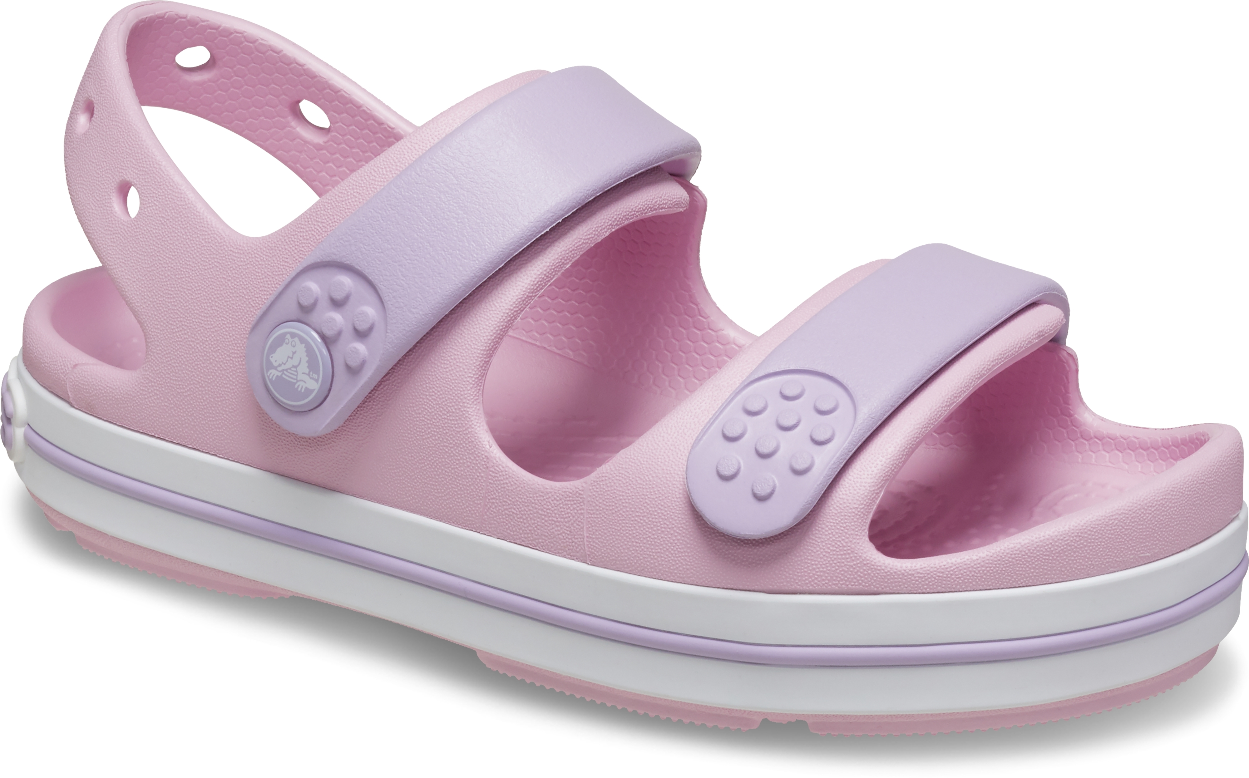 Сандалі дитячі Crocs Crocband Cruiser Sandal 209423-84I 33-34 рожевіфото2