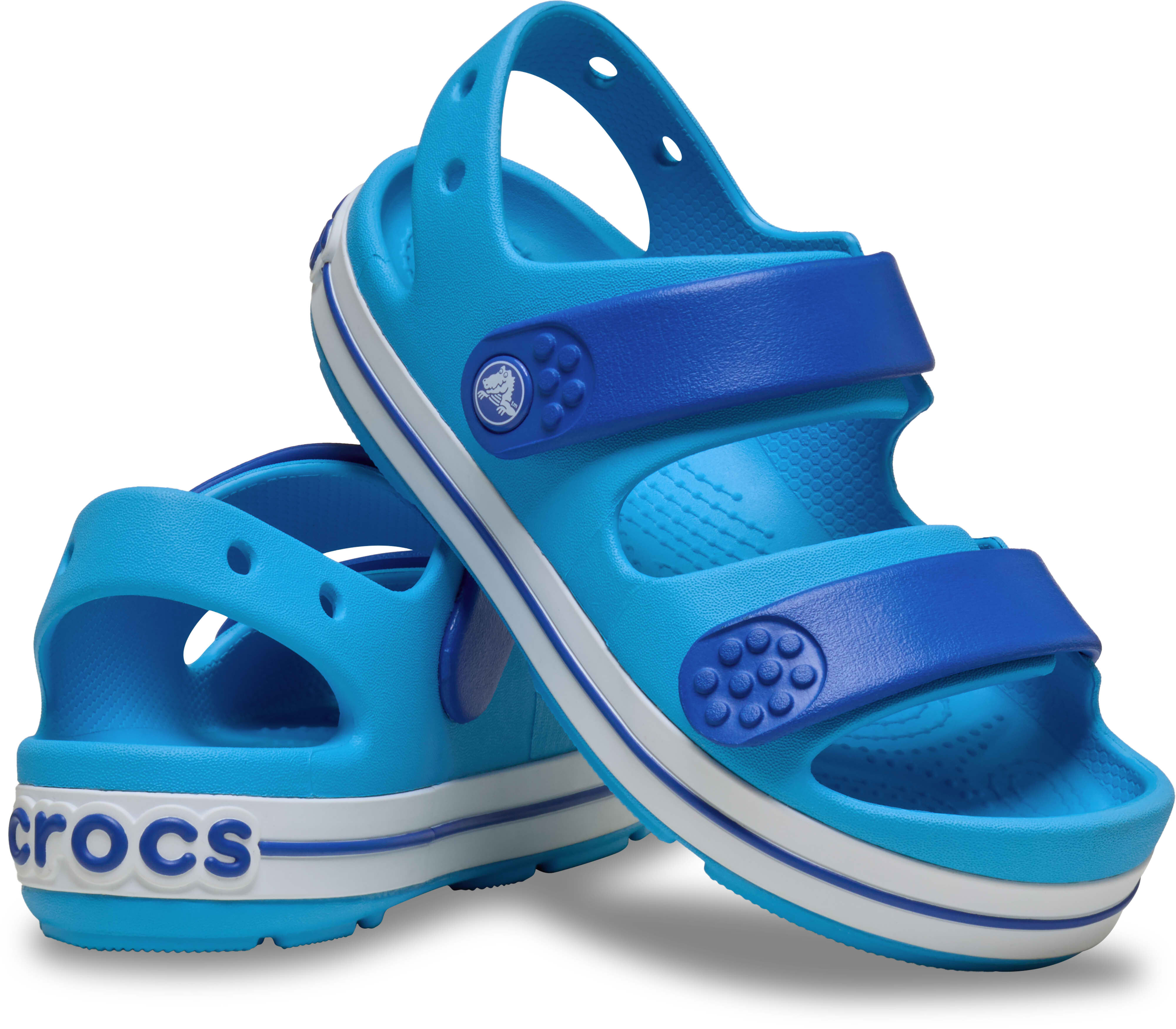 Сандалі дитячі Crocs Crocband Cruiser Sandal 209424-4MO 23-24 блакитніфото