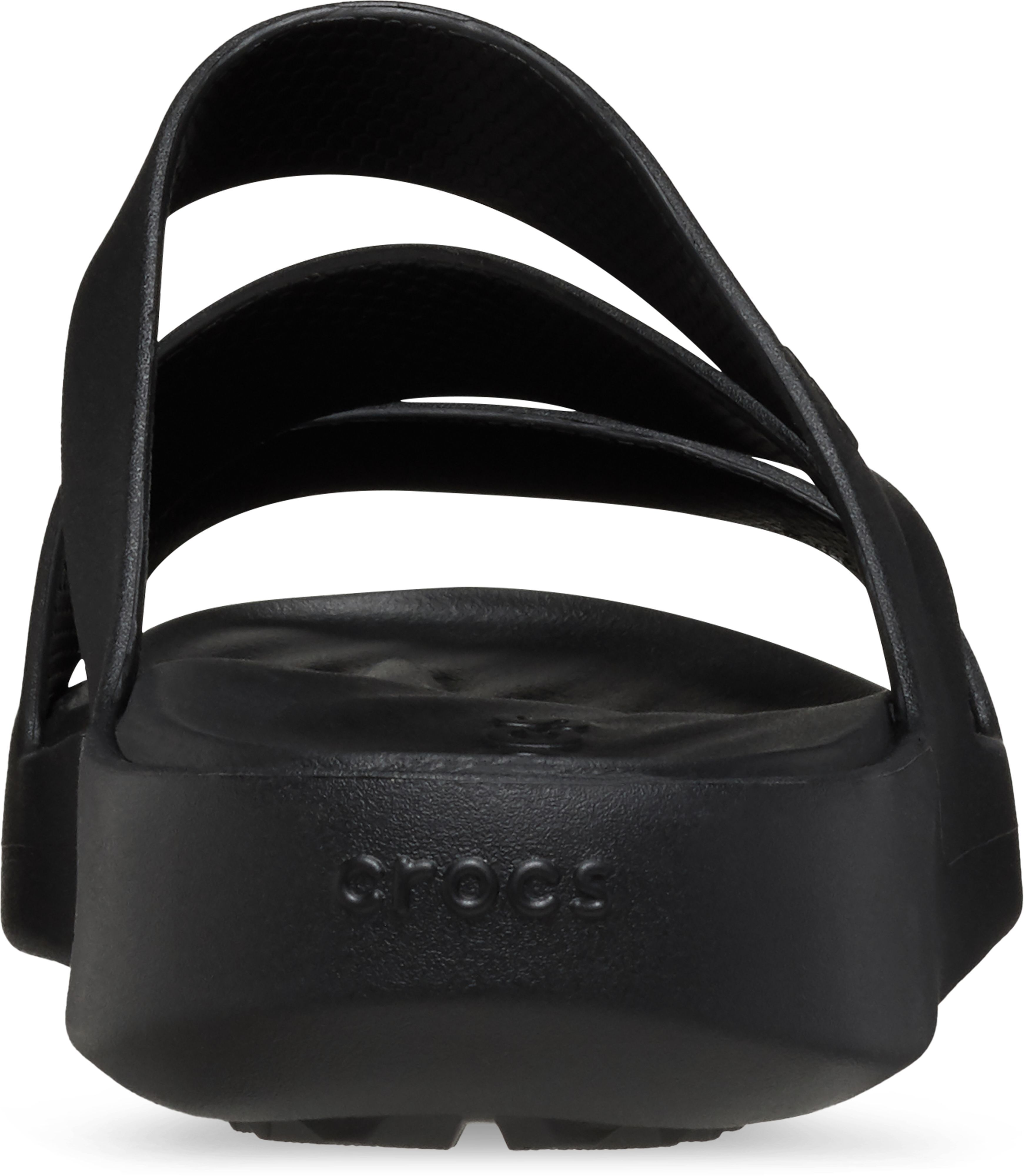 Шльопанці жіночі Crocs Getaway Strappy 209587-001 41-42 чорніфото