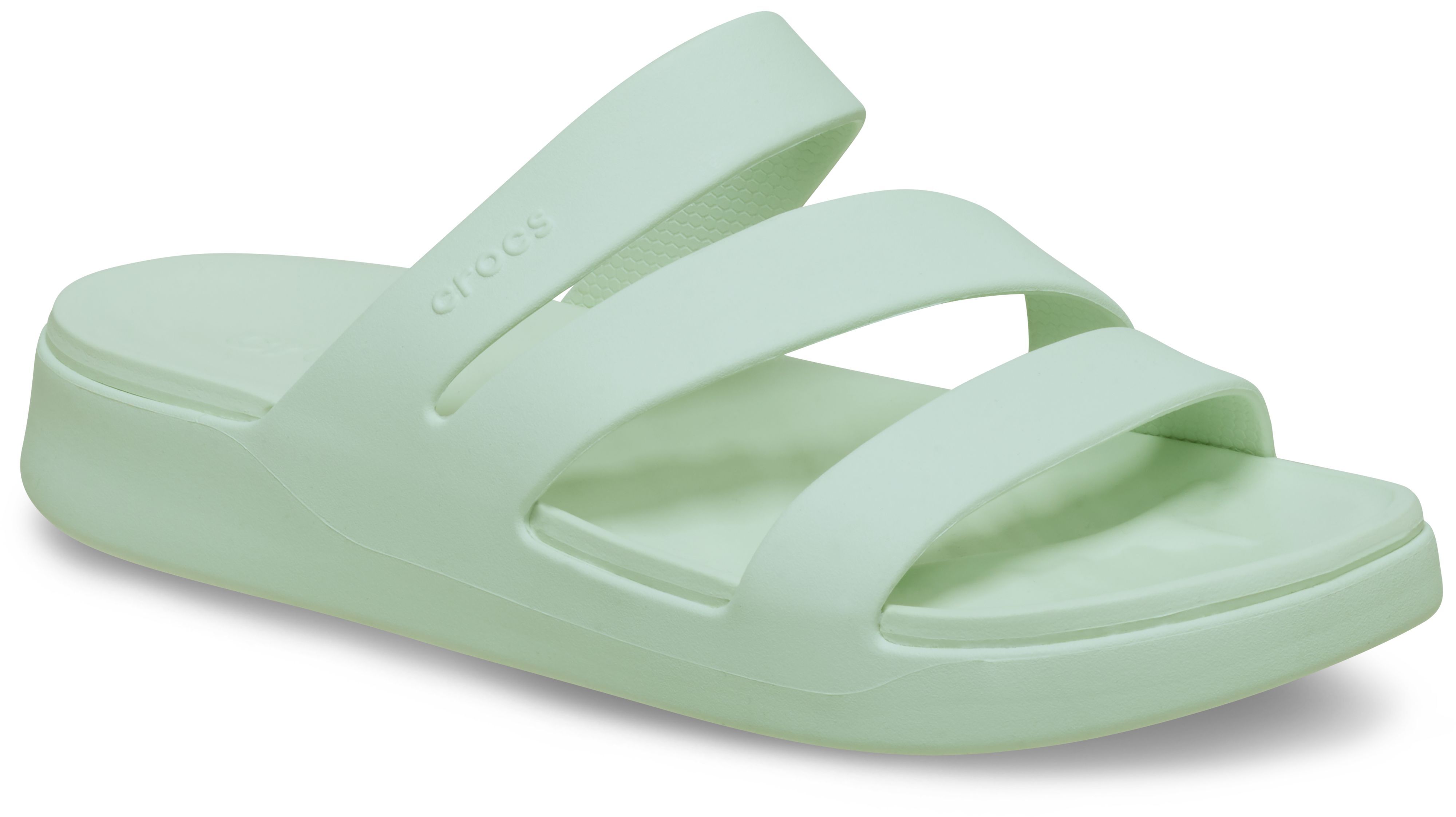 Шльопанці жіночі Crocs Getaway Strappy 209587-3YF 36-37 зеленіфото