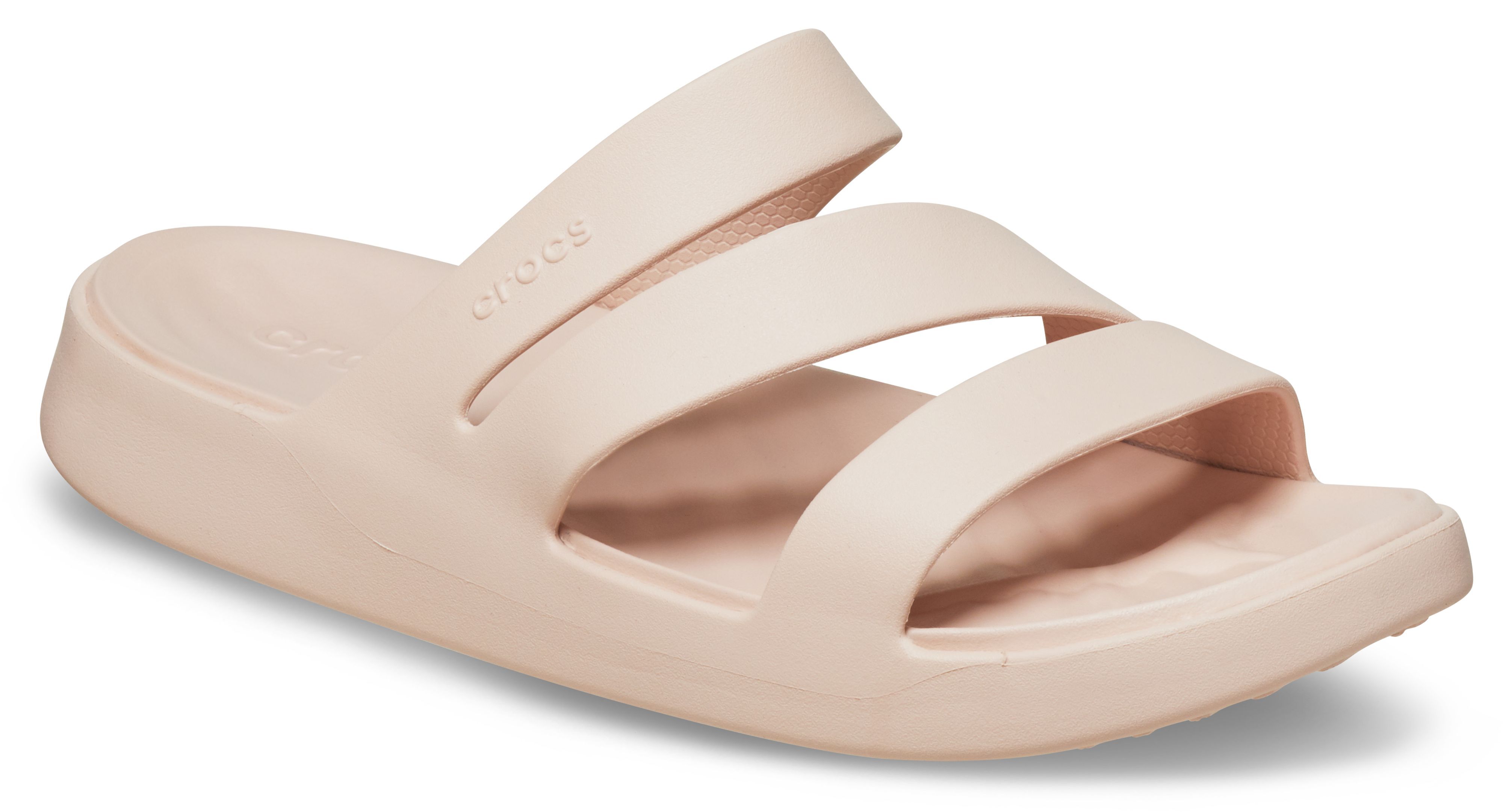 Шльопанці жіночі Crocs Getaway Strappy 209587-6UR 34-35 рожевіфото
