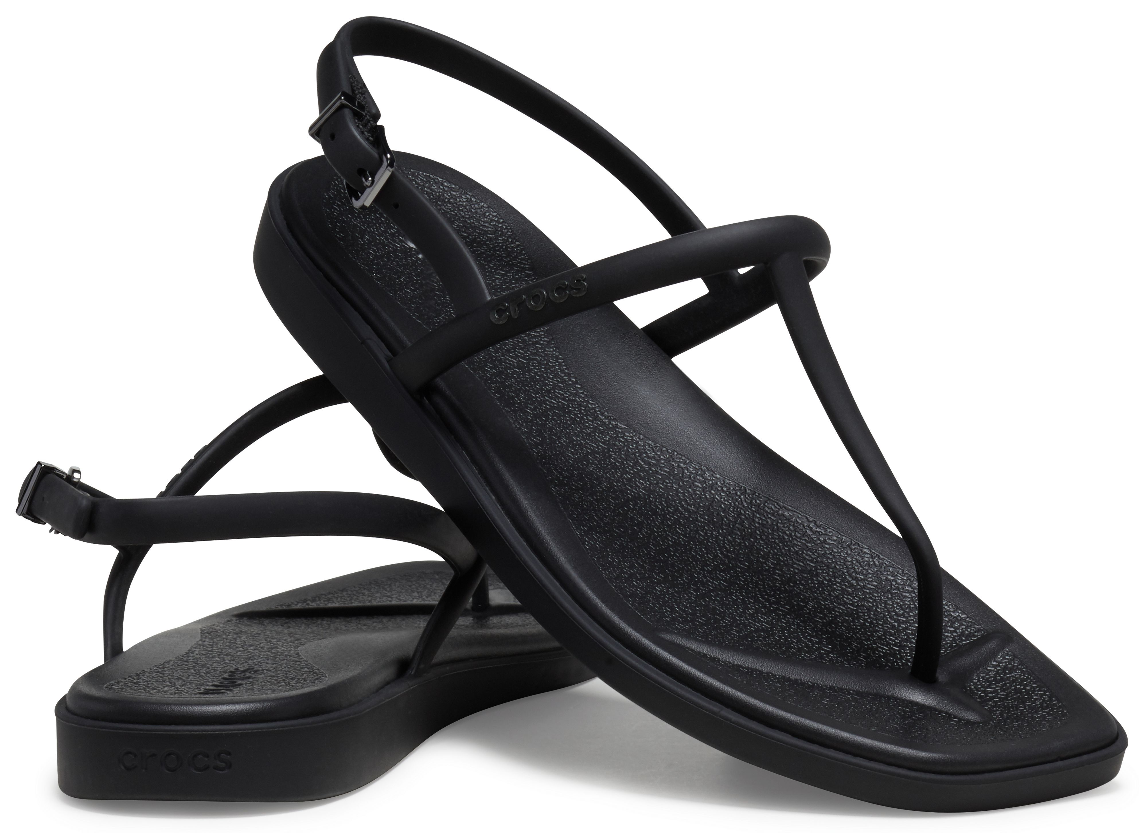 Сандалі жіночі Crocs Miami Thong Flip 209793-001 41-42 чорніфото