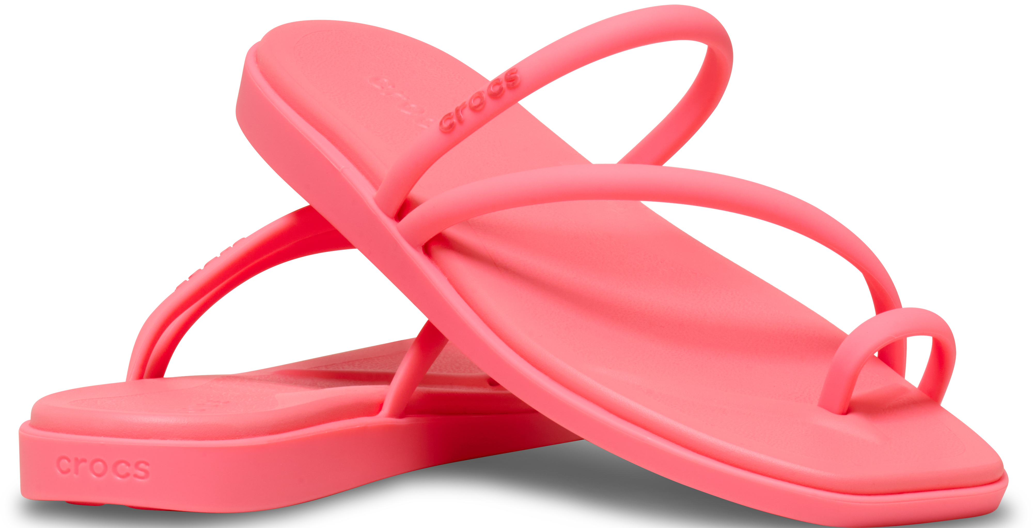 Сандалі жіночі Crocs Miami Toe Loop Sandal 209862-6UI 38-39 рожевіфото