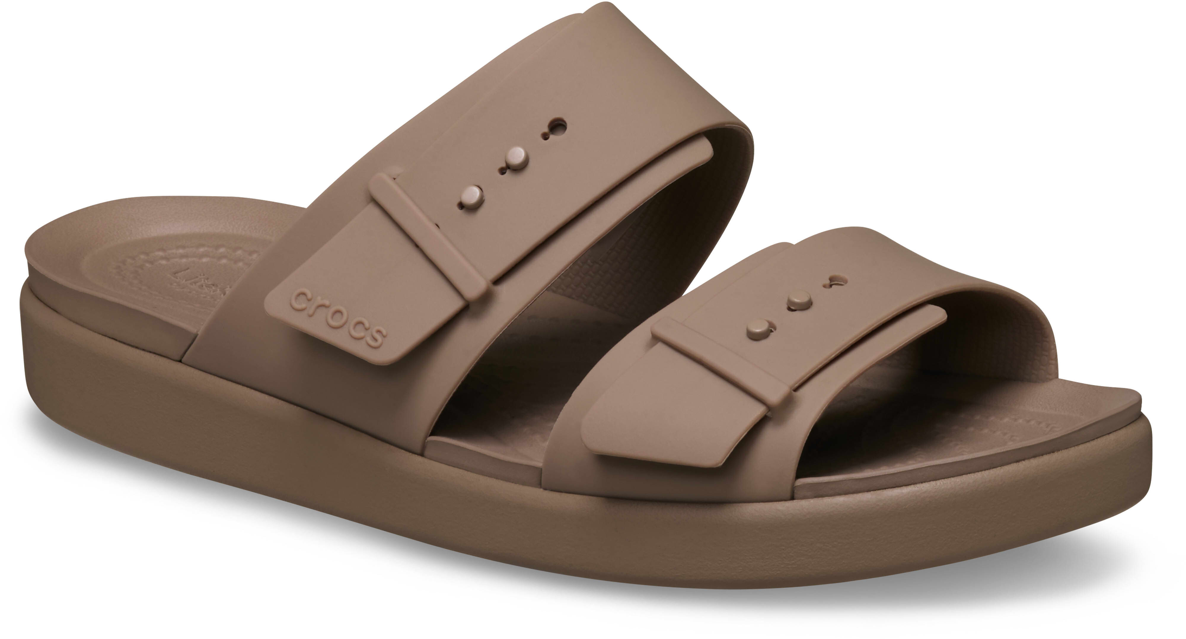 Сандалі жіночі Crocs Brooklyn Buckle Low Low 211215-2Q9 37-38 (7 US) коричневіфото