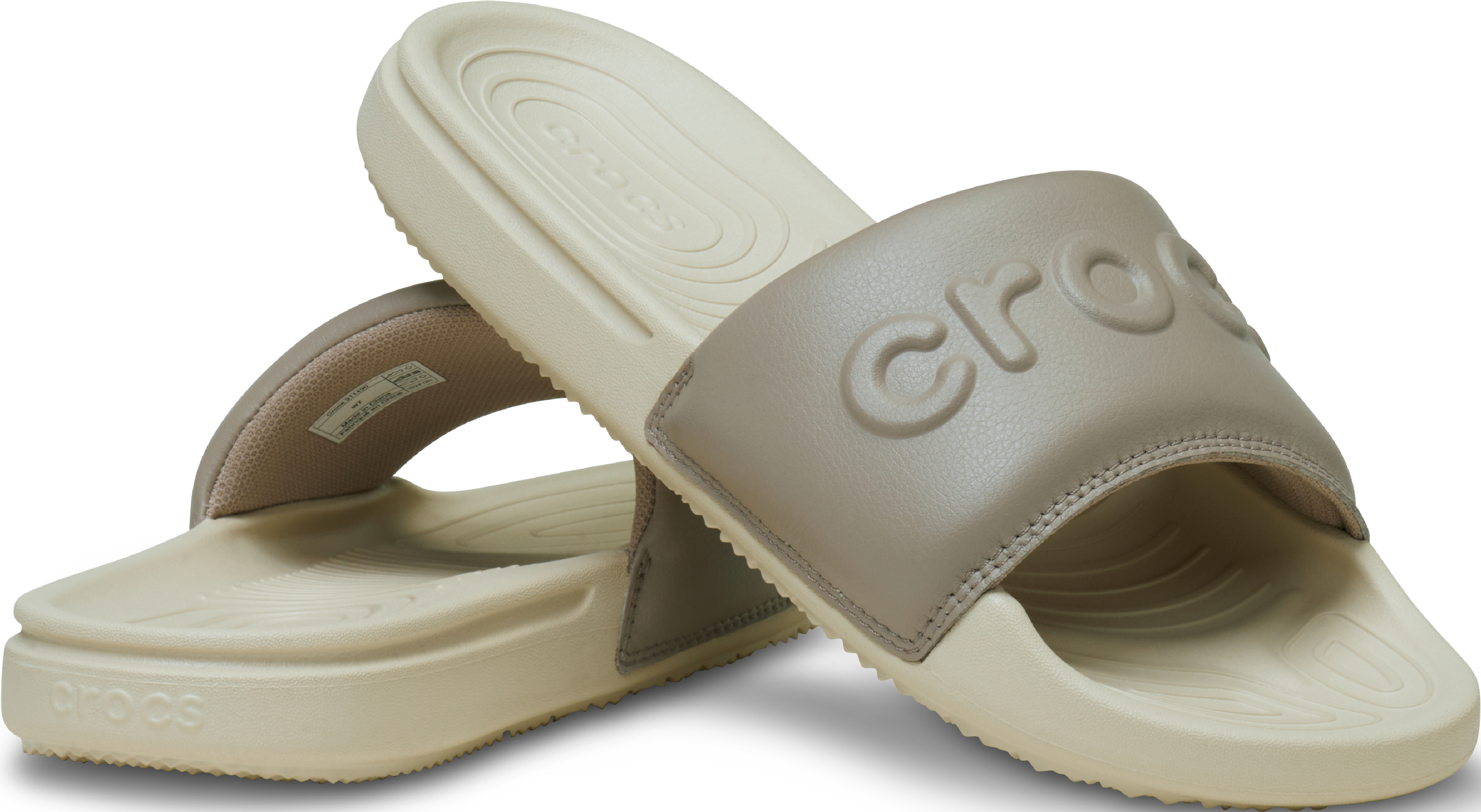 Шльопанці жіночі Crocs All Day Slide 211430-0Q6 37-38 бежевіфото