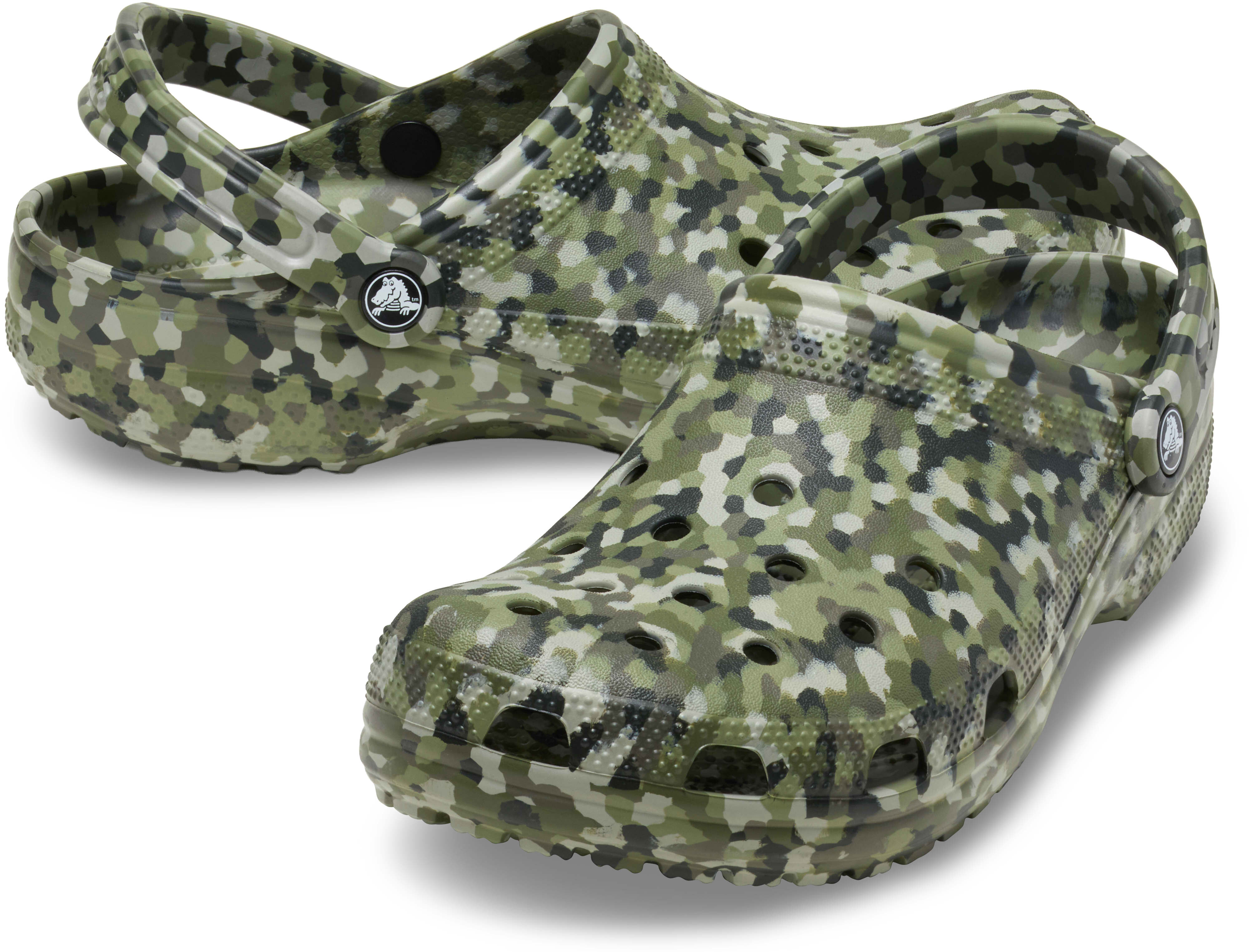 Кроксы Classic Confetti Clog 212462-3TC 41-42 (M8W10 US) зеленые фото 