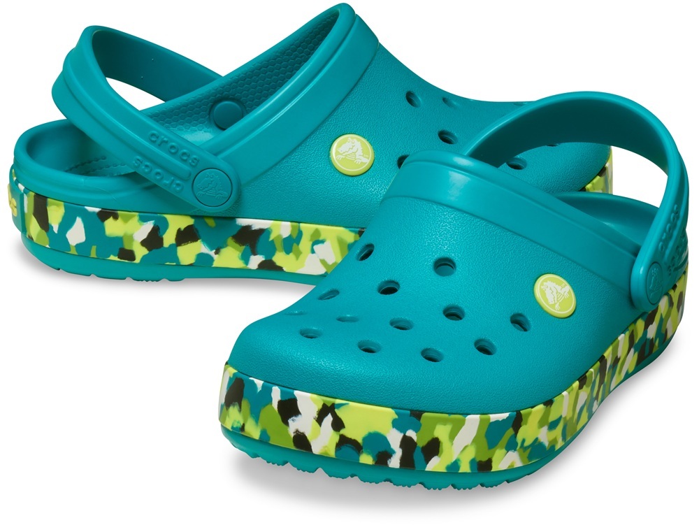 Крокси Crocs Crocband Clog 212523-3BU 34-35 (J3 US) зеленіфото