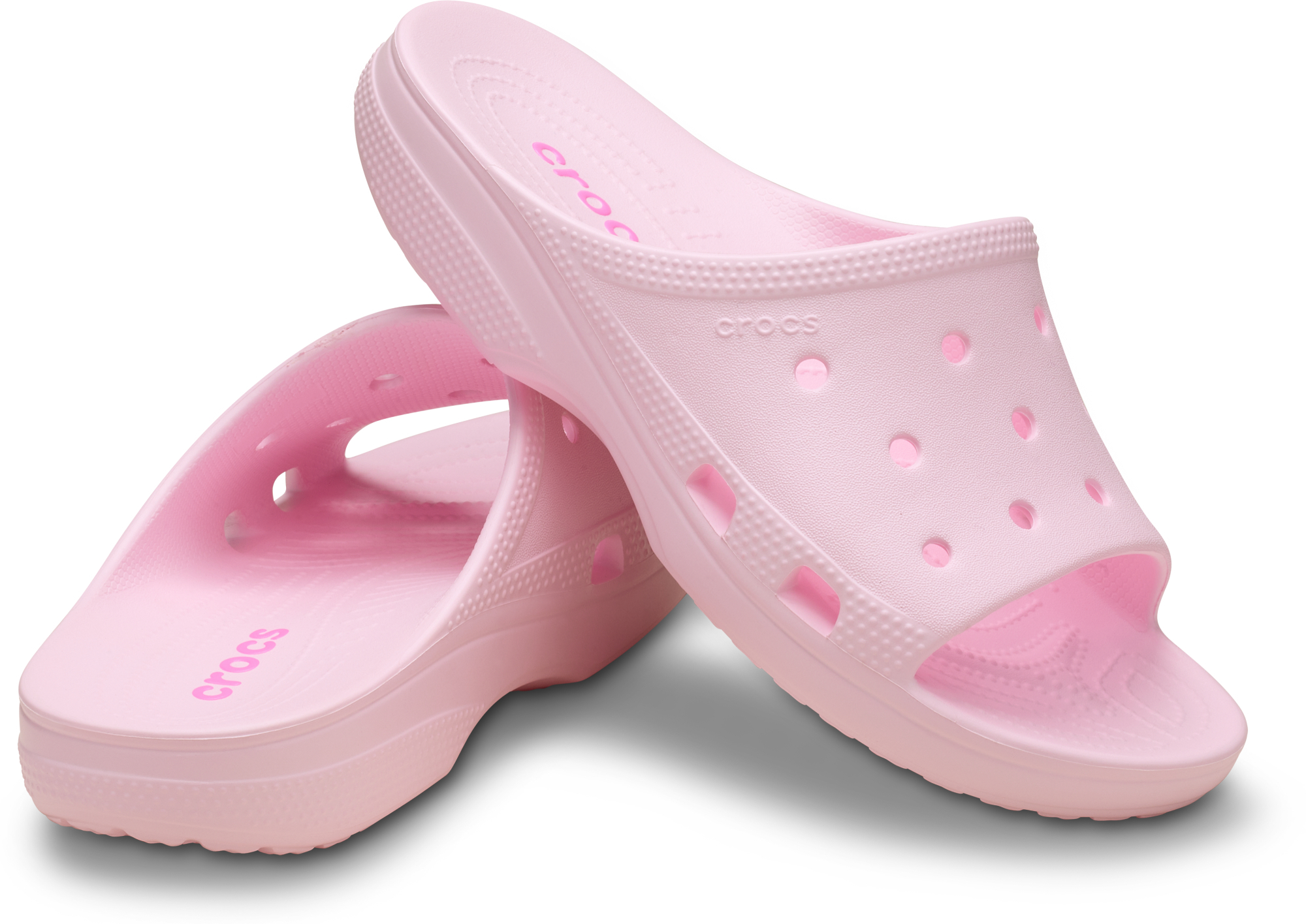 Шльопанці жіночі Crocs Classic Crocs Slide 213294-6ZW 42 рожевіфото