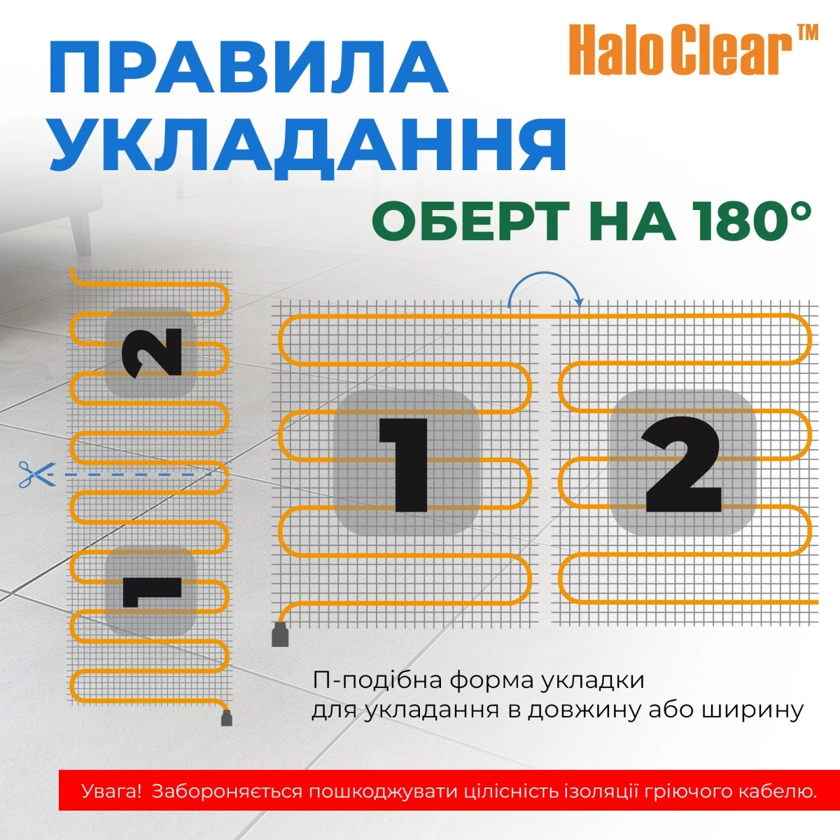 Мат нагрівальний Navin HaloClear 190/175 (41-001009-0175)фото10