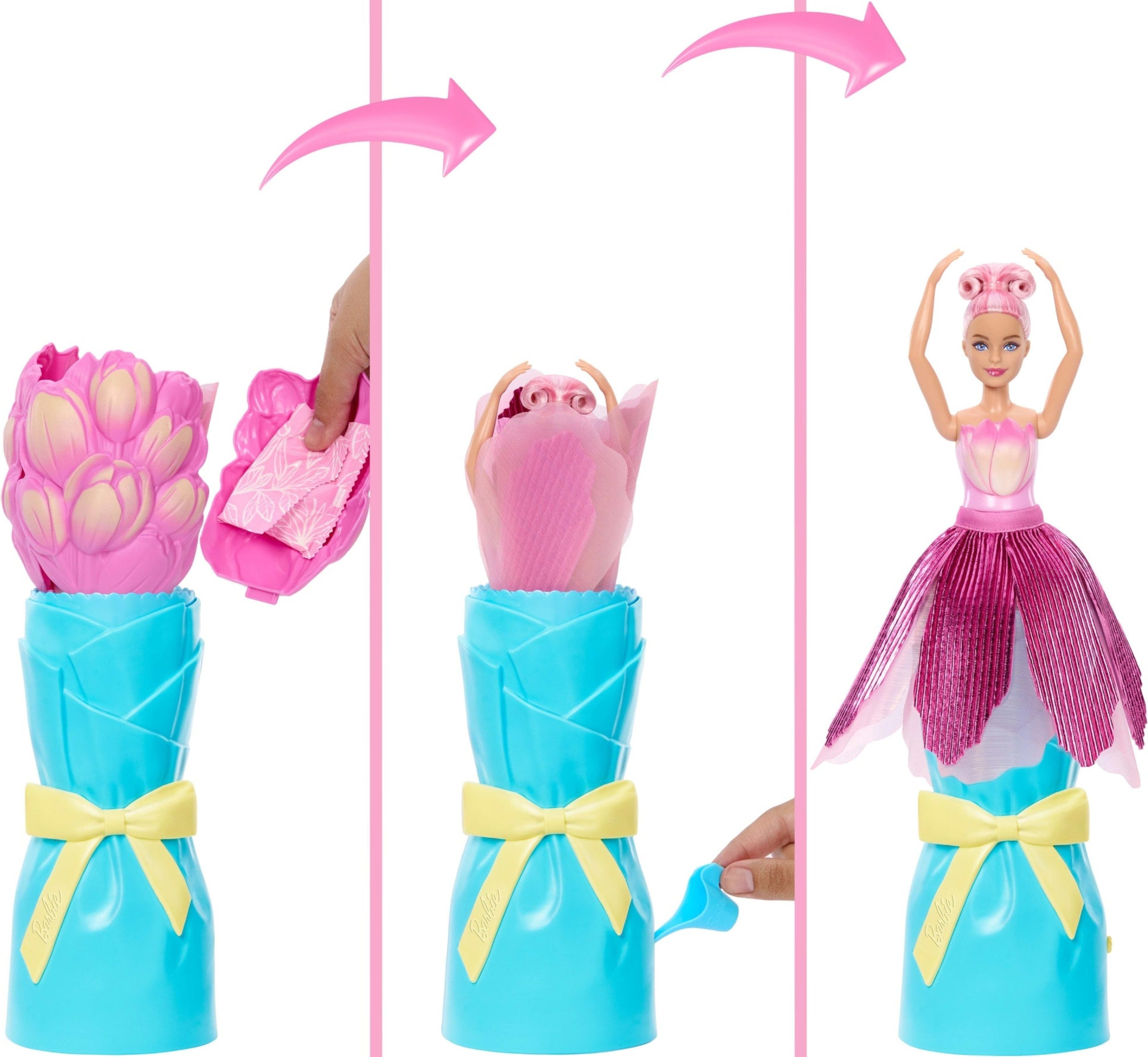 Набір-сюрприз з лялькою Barbie Petal Pop Рожевий тюльпан (JMF57)фото4