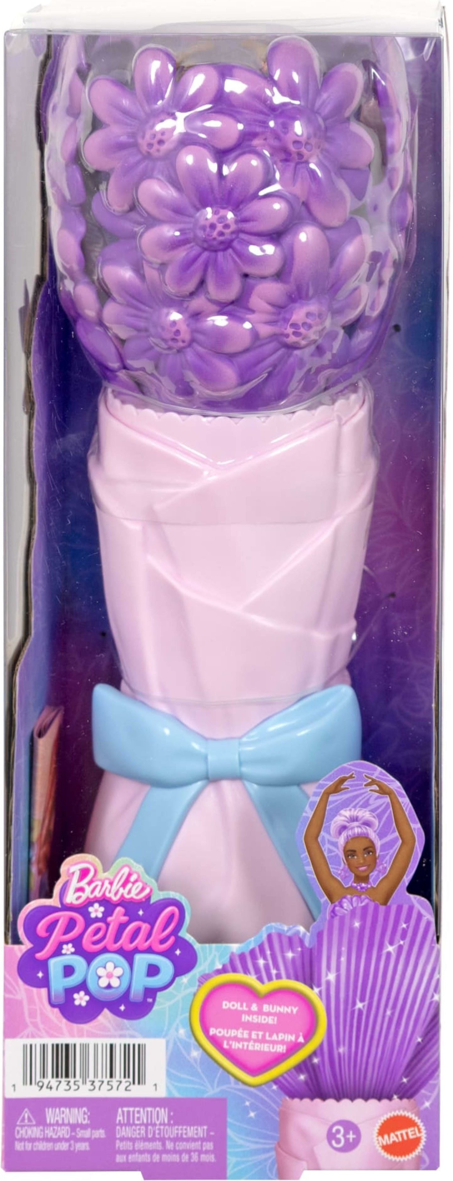 Набір-сюрприз з лялькою Barbie Petal Pop Фіолетова маргаритка (JMF58)фото6