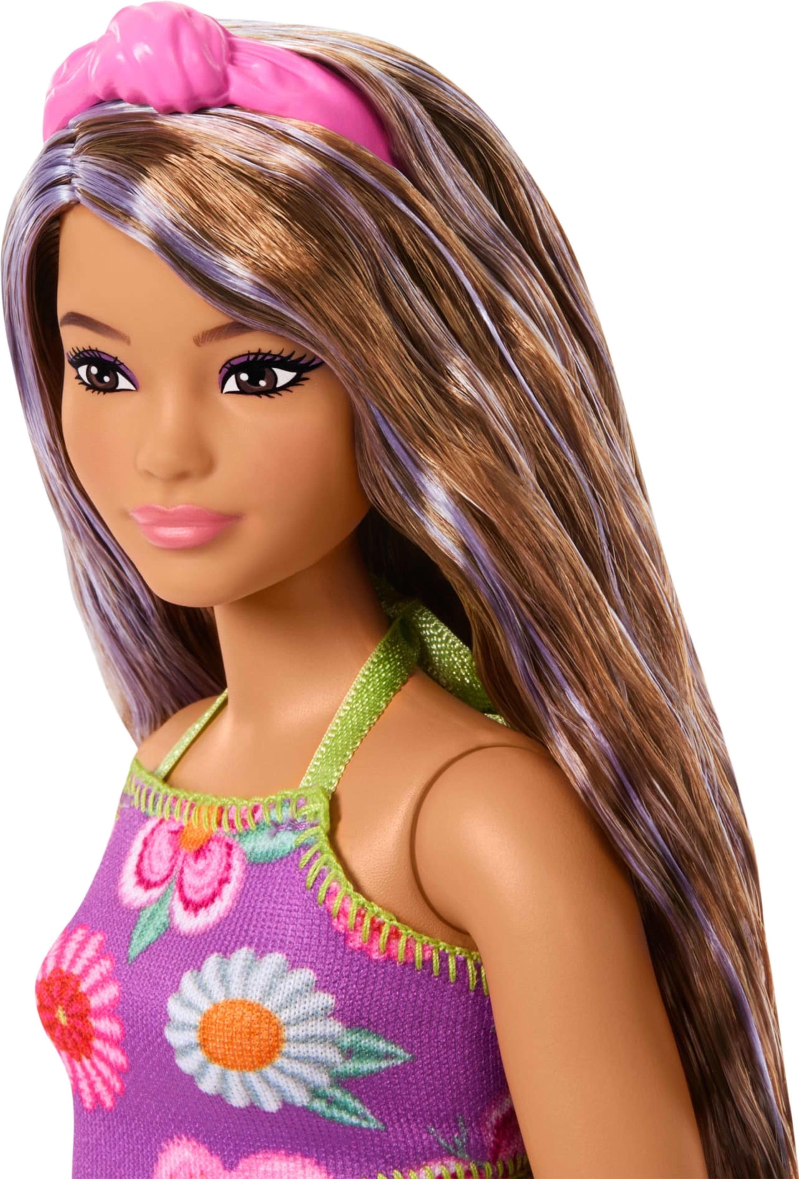 Лялька Barbie «Модниця» – яскраві квіти (JJN57)фото3