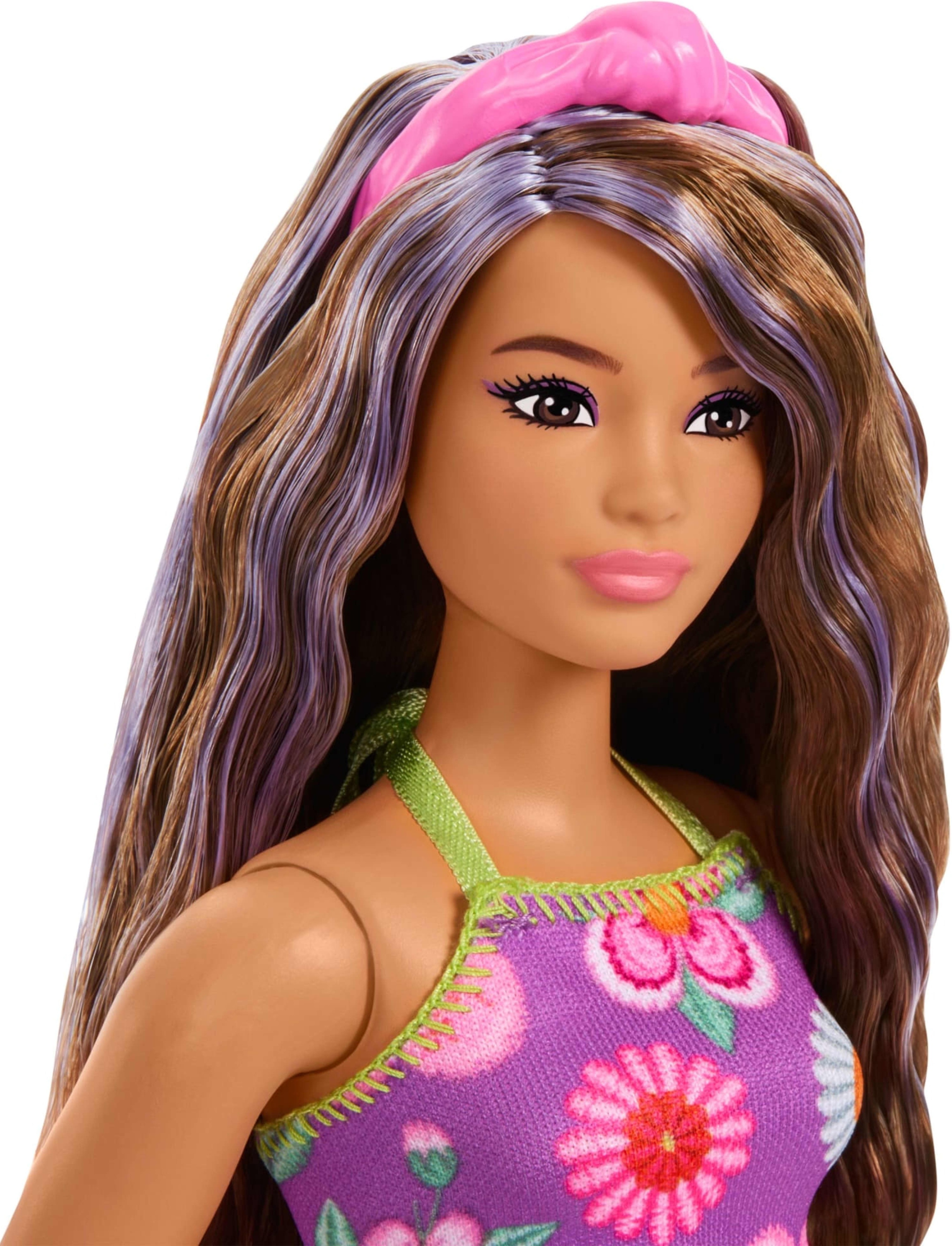 Лялька Barbie «Модниця» – яскраві квіти (JJN57)фото4